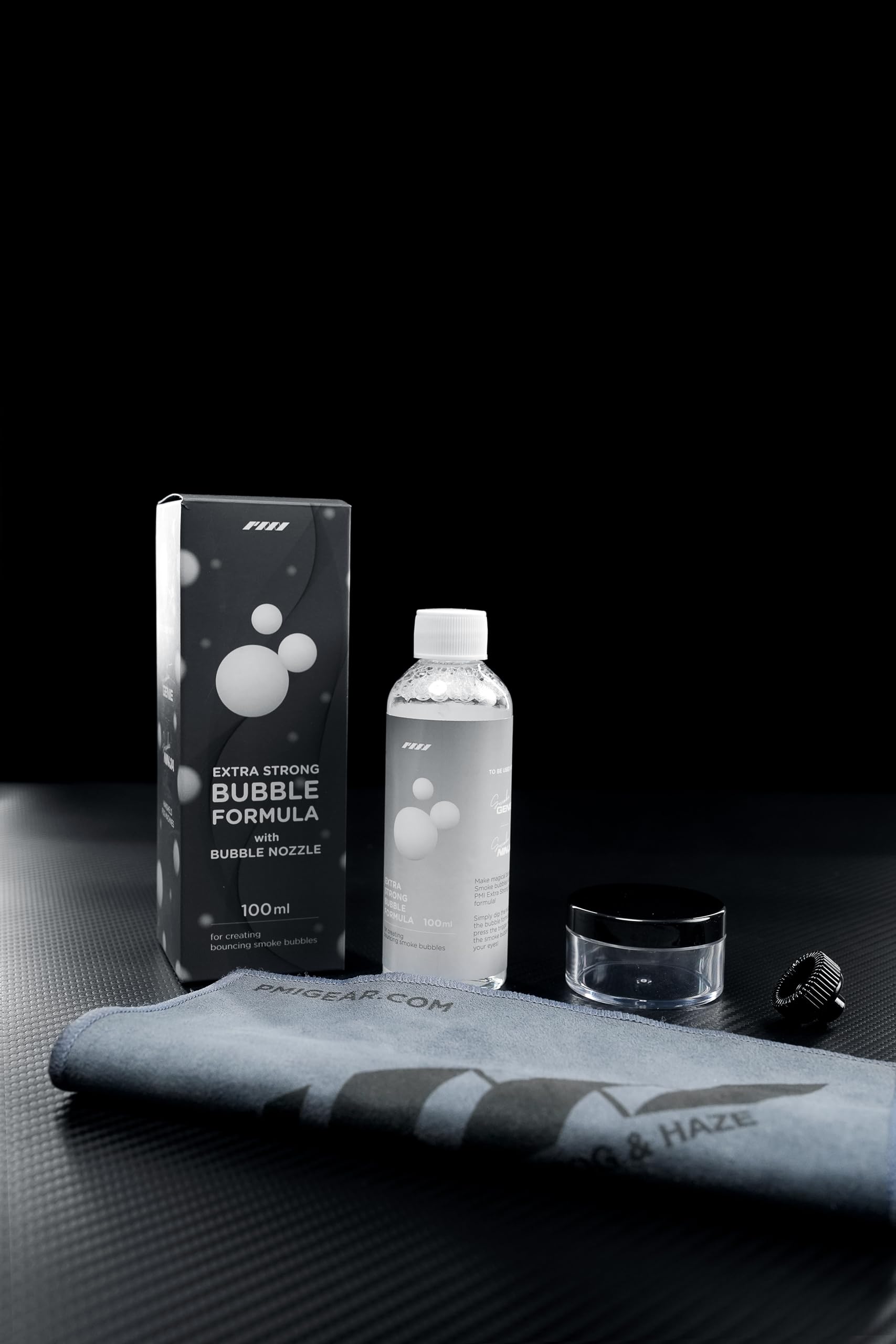 Bubble Nozzle Kit ONLY for PMI SmokeNINJA PRO Series, including Bubble Solution 100ml,Bubble Dish,Cleaning Cloth, and Bubble Noz