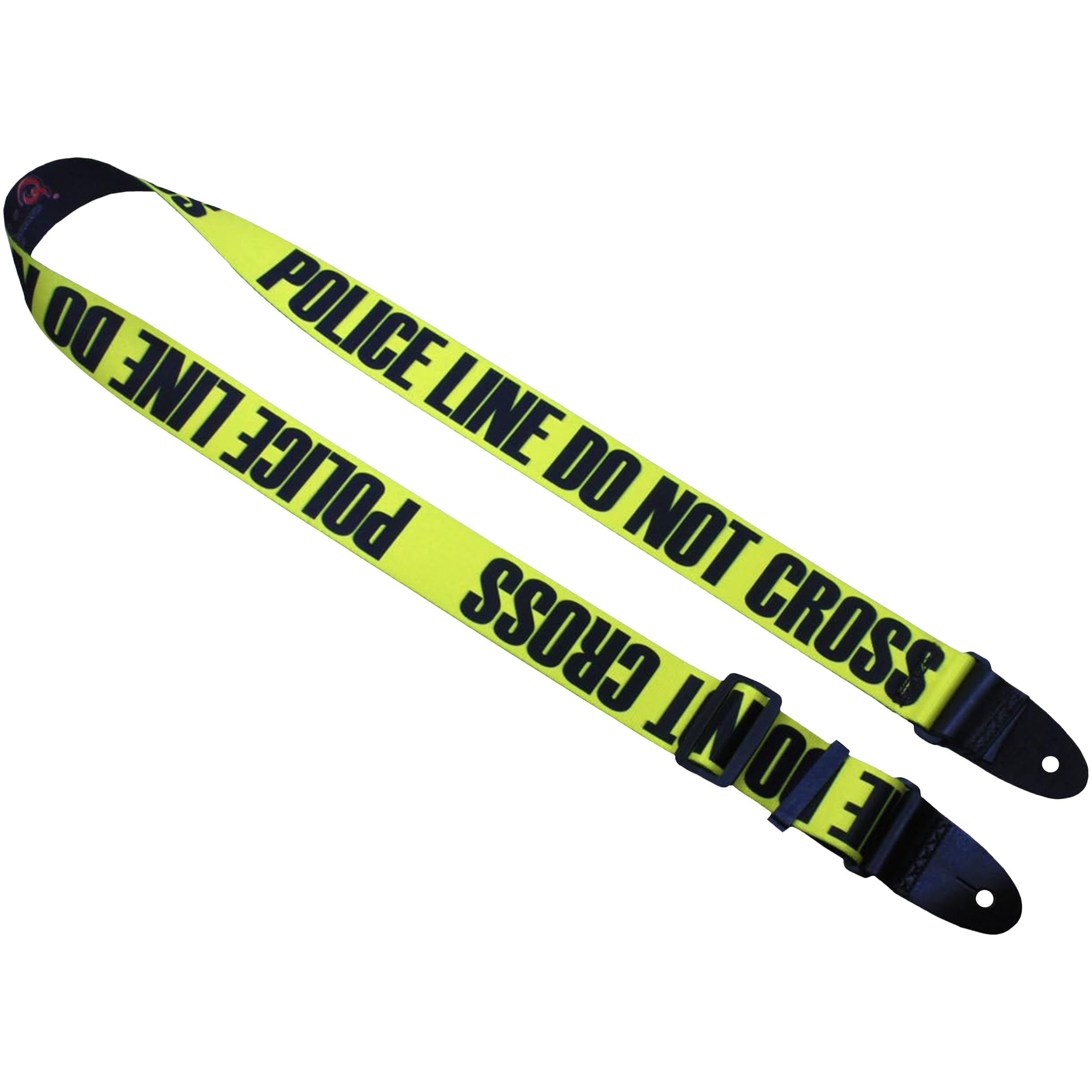 Killer-Q Guitar Strap - Stylish Straps for Electric and Acoustic Guitars With Leather Tabs, 2 Inches x 5 Feet, Deluxe: Police Li