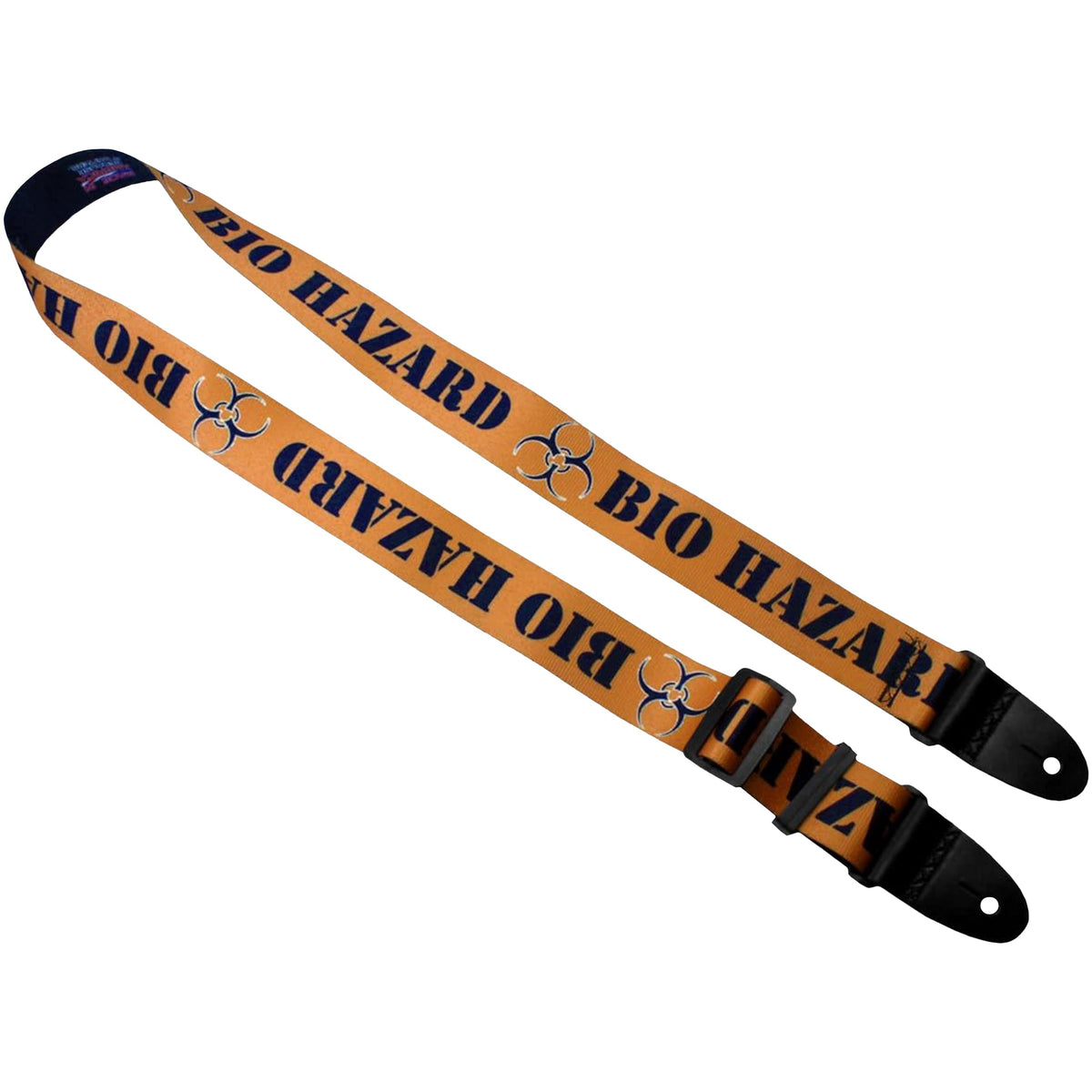 Killer-Q Guitar Strap - Stylish Straps For Electric And Acoustic Guitars With Leather Tabs, 2 Inches X 5 Feet, Bio Hazard
