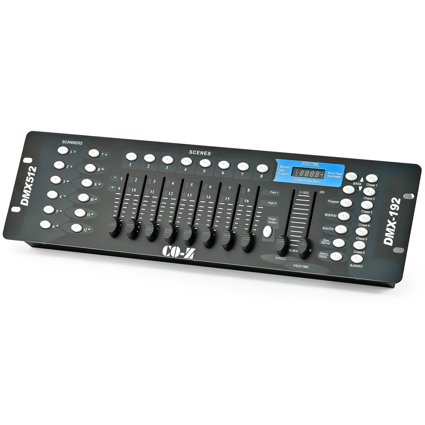 CO-Z 192 DMX 512 Stage DJ Light Controller Lighting Mixer Board Console for Light Shows, Party Disco Pub Night Club DJs KTV Bars