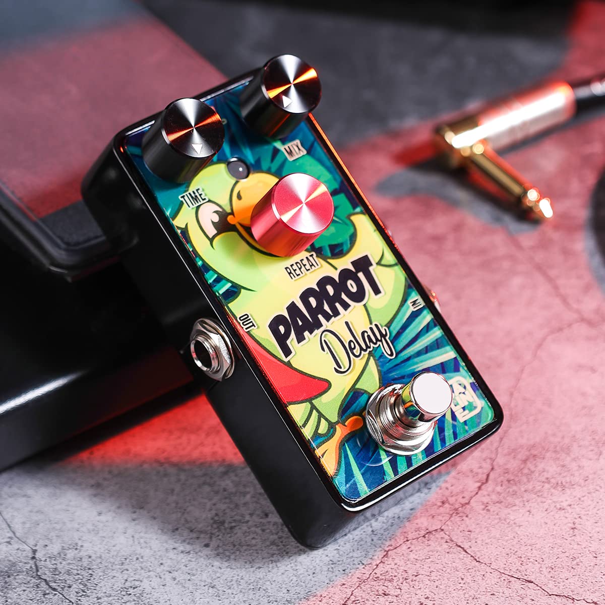 Caline Mini Guitar Delay Pedal G Series G010 Digital Delay Effect for Classic 80s for Bass Electric Guitar, Single Type DC 9V