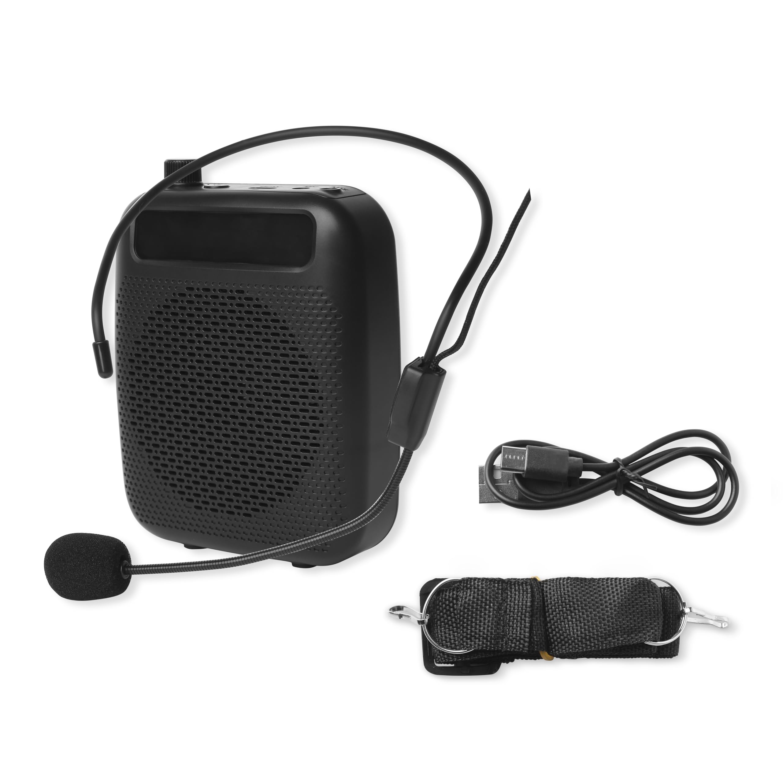 Juarez Jrzpa668 Portable Pa Amplifier (Black)  Rechargeable Speaker With Wireless Mic Support, Bluetooth, Usb/Tf/Aux Playback, P