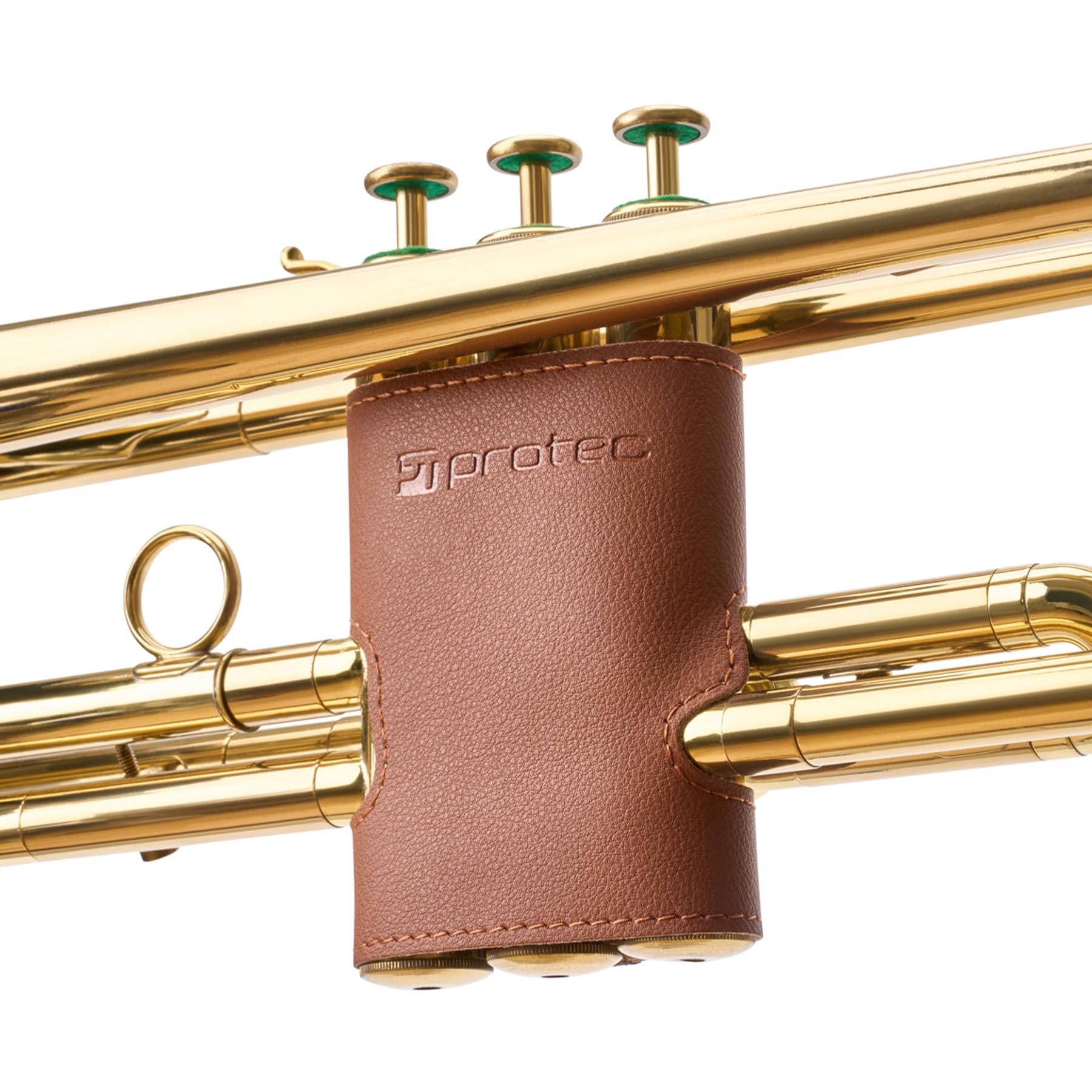 Protec Leatherette Trumpet Valve Guard, Cocoa, Model VL226CC