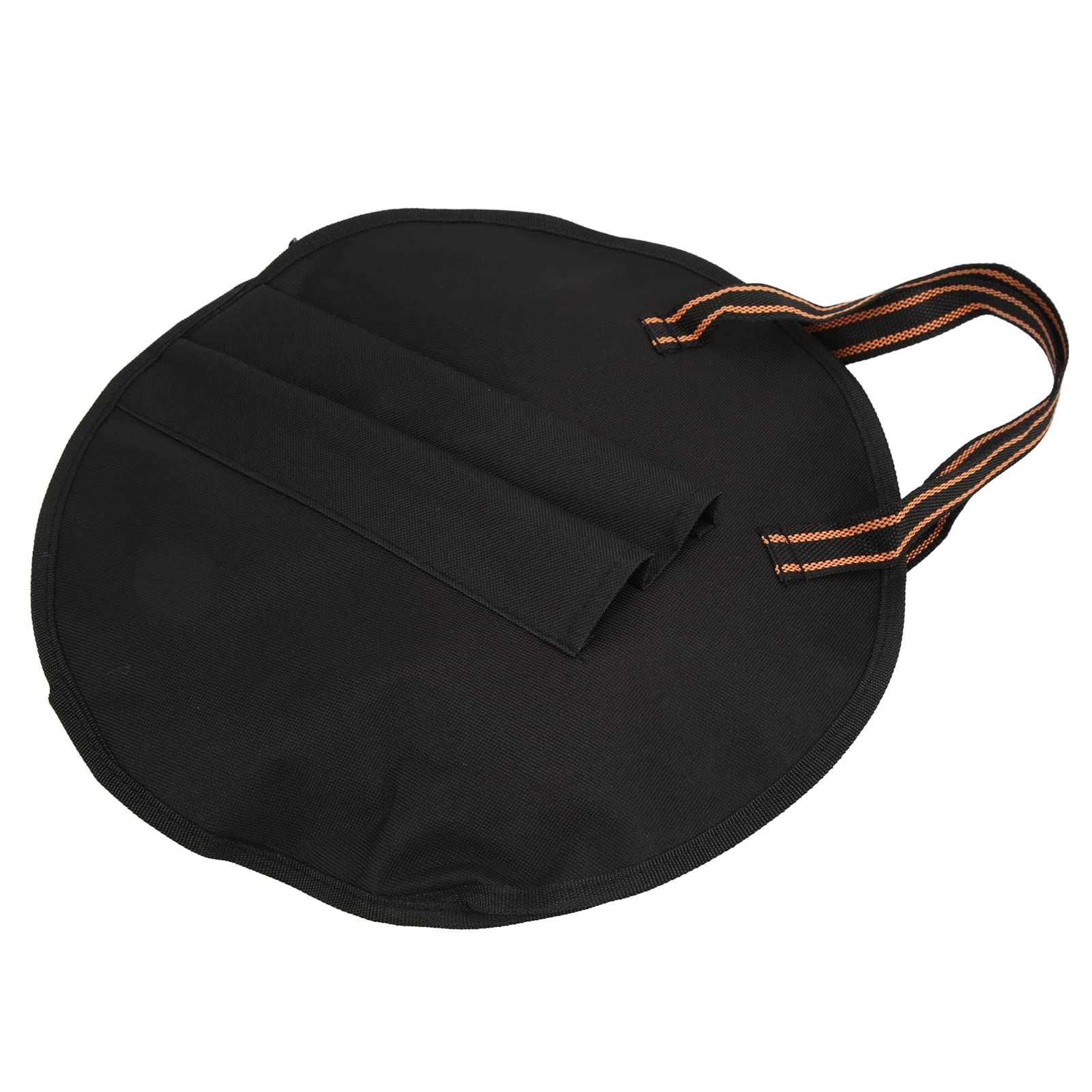 Walfront 10 Inch Drum Practice Pad Bag Oxford Cloth Storage Case For Snare Drum Racks Dumb Drums, Black Protective Carrier With 