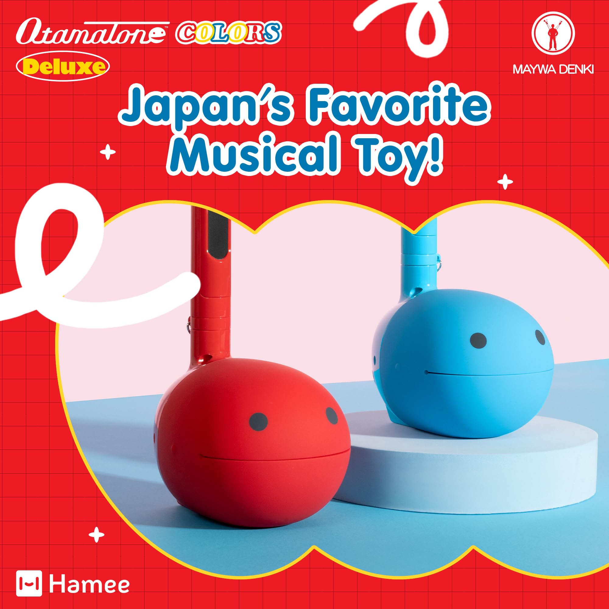 Otamatone Deluxe Electronic Musical Instrument for Adults Portable Synthesizer Digital Electric Music from Japan by Cube/Maywa D