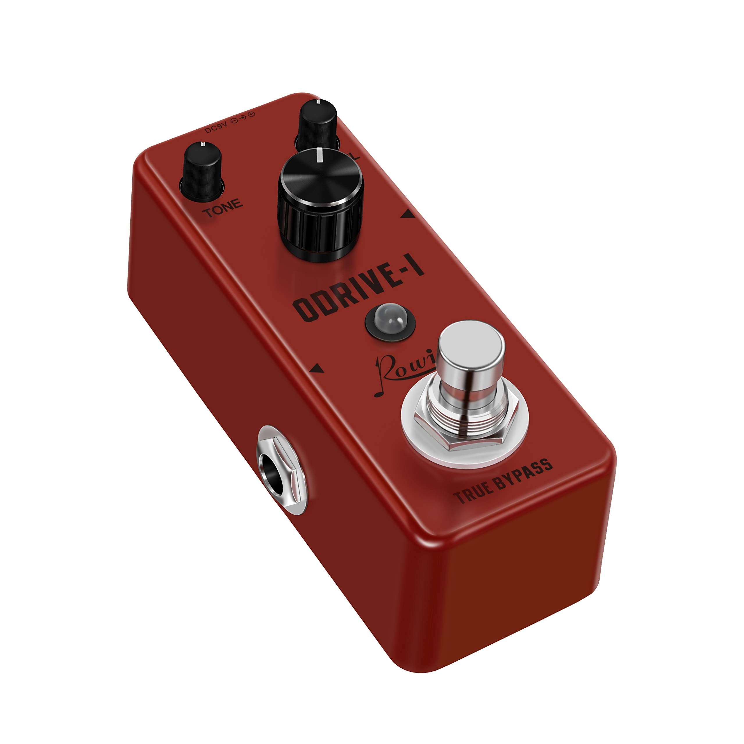 Rowin Overdrive Guitar Effect Pedal Mini Analog Pedal Classic Blues True Bypass DC 9V Red LEF-302A