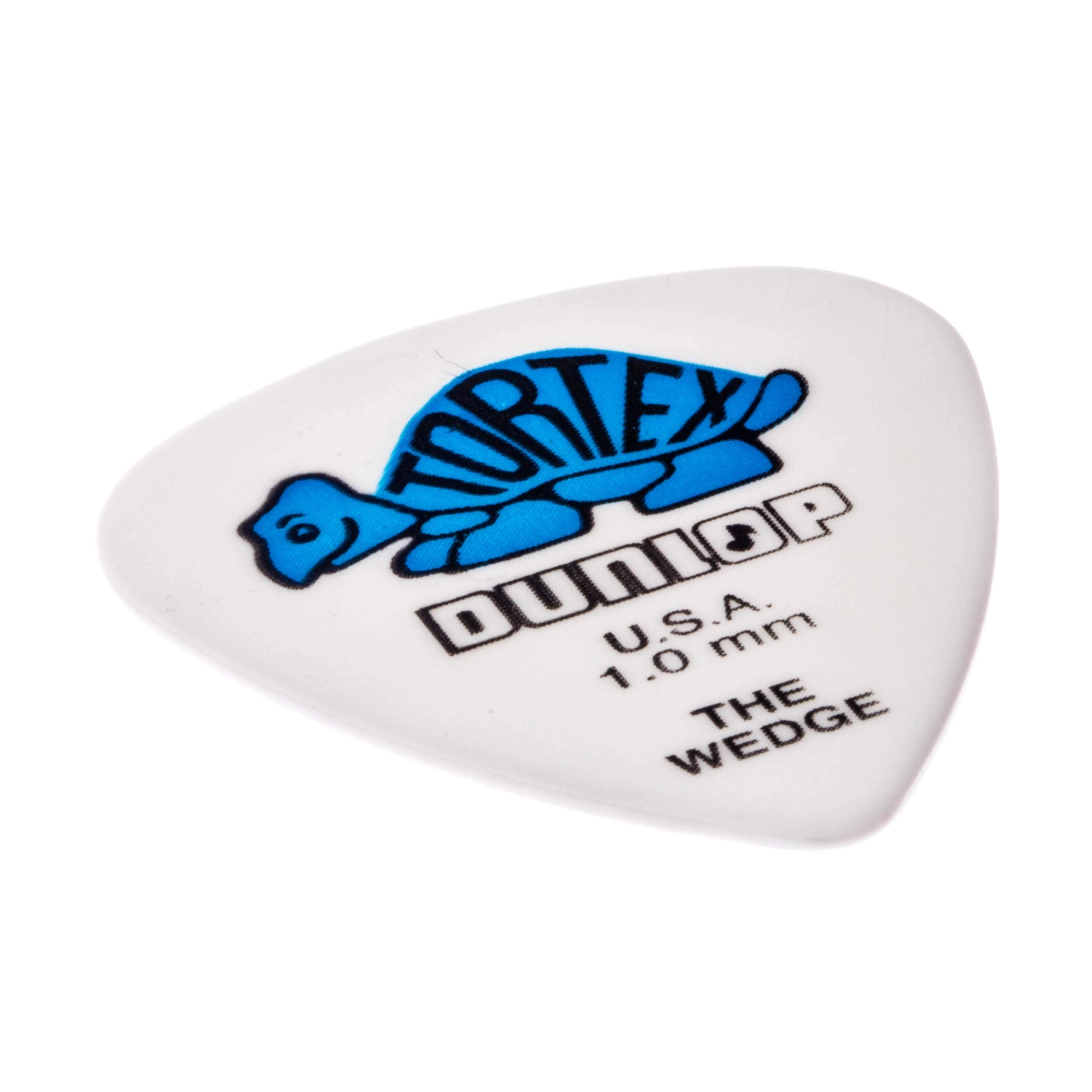 Dunlop 424P10 1.0mm Tortex Wedge Guitar Picks, 12-Pack