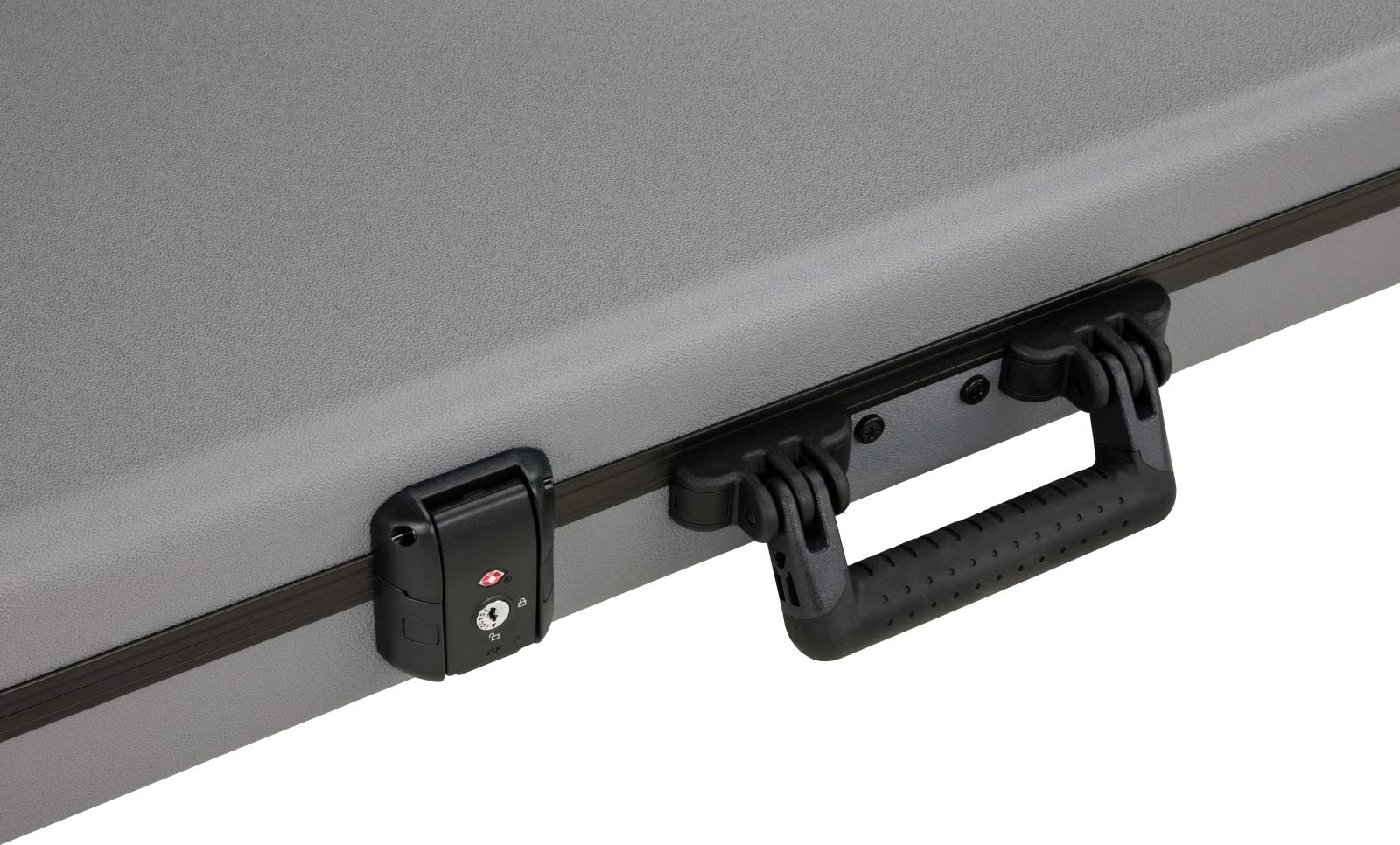 Fender Deluxe Molded Strat/Tele Case, Silver/Blue