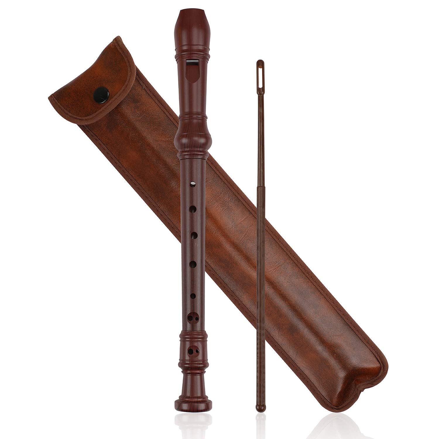Recorder 8 Hole Treble Flute Descant Flauta Soprano Recorder Professional Clarinet German Style C Key for Student Adults Teach B