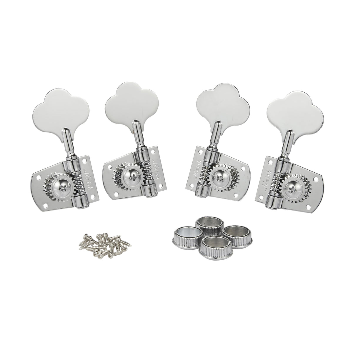 KAISH 2+2 Cloverleaf Bass Tuners Tuning Machines for Jazz J Bass Preci ...