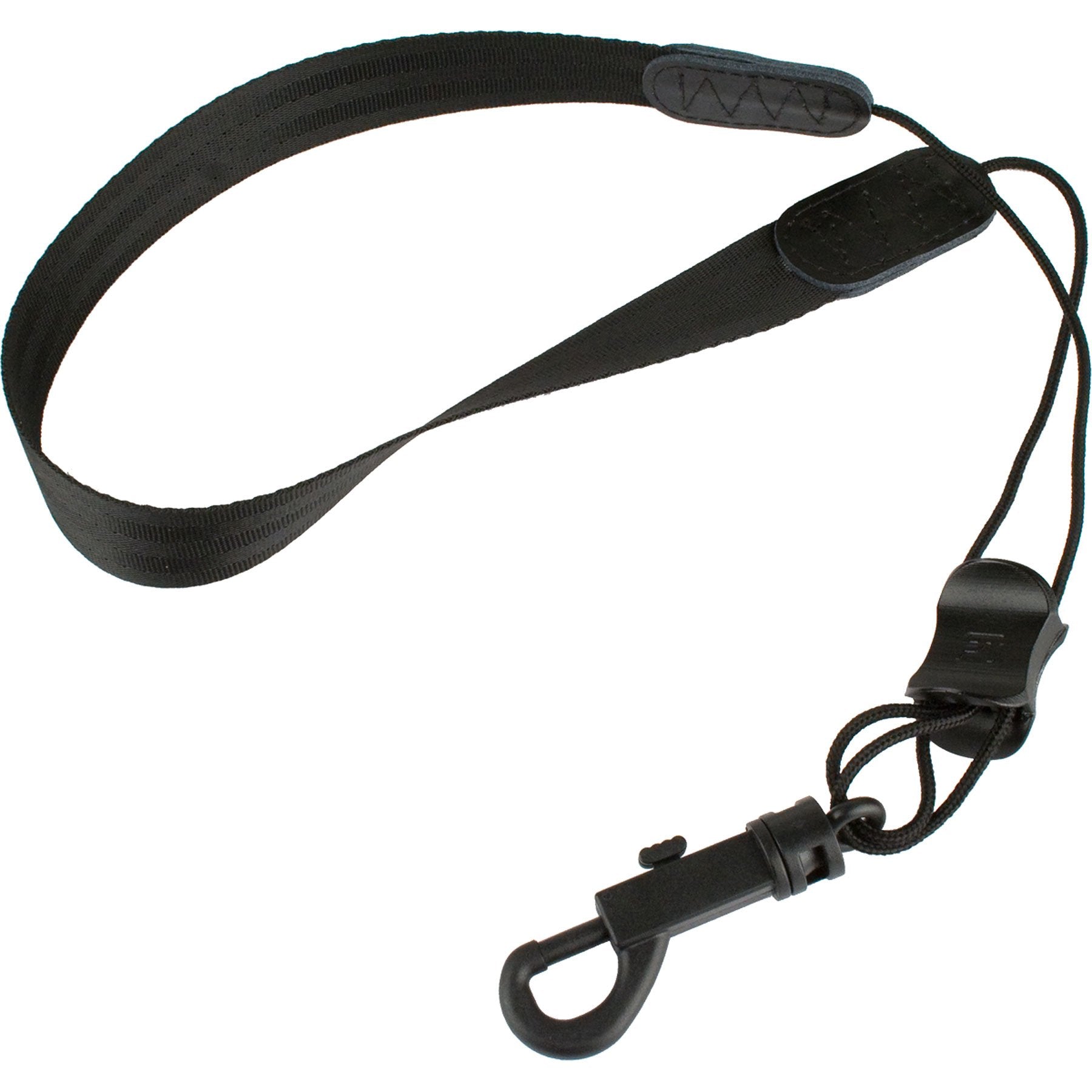 Pro Tec NA305P 24 Nylon Saxophone Neck Strap with Plastic Swivel Snap Black Tall