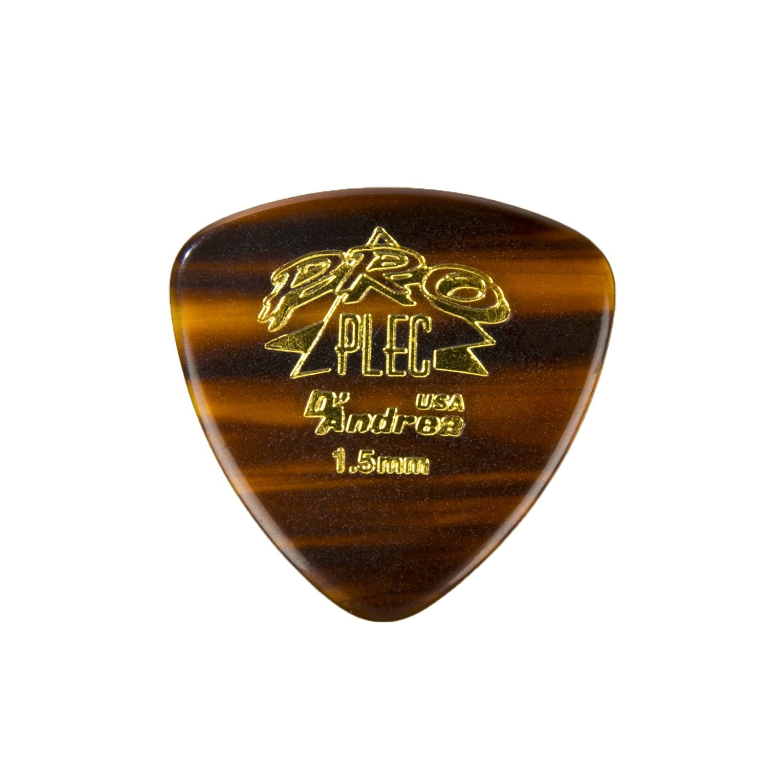 D'Andrea Pro-346 Rounded Triangle Plec, 12-Piece, Shell, 1.5Mm