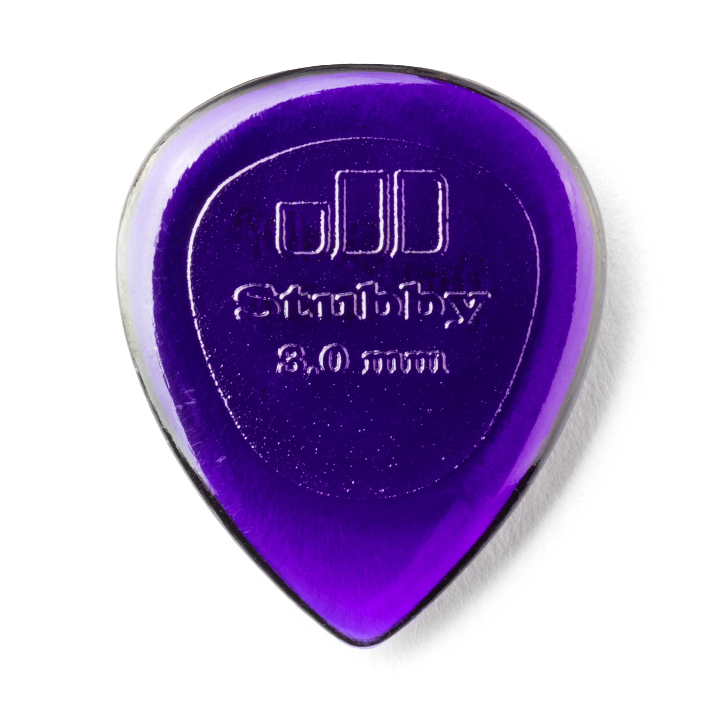 Jim Dunlop 474R3.0 Stubby, Dark Purple, 3.0Mm, 24/Bag