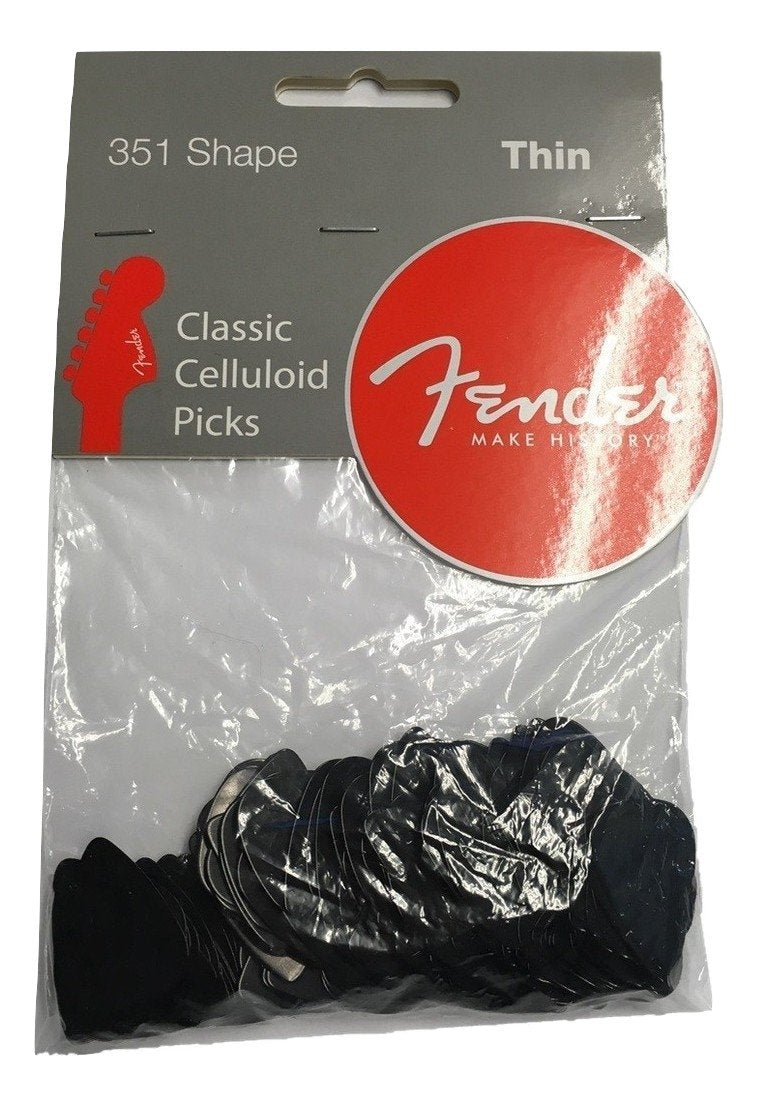 Fender 351 Shape Classic Picks (144 Pack) for electric guitar, acoustic guitar, mandolin, and bass