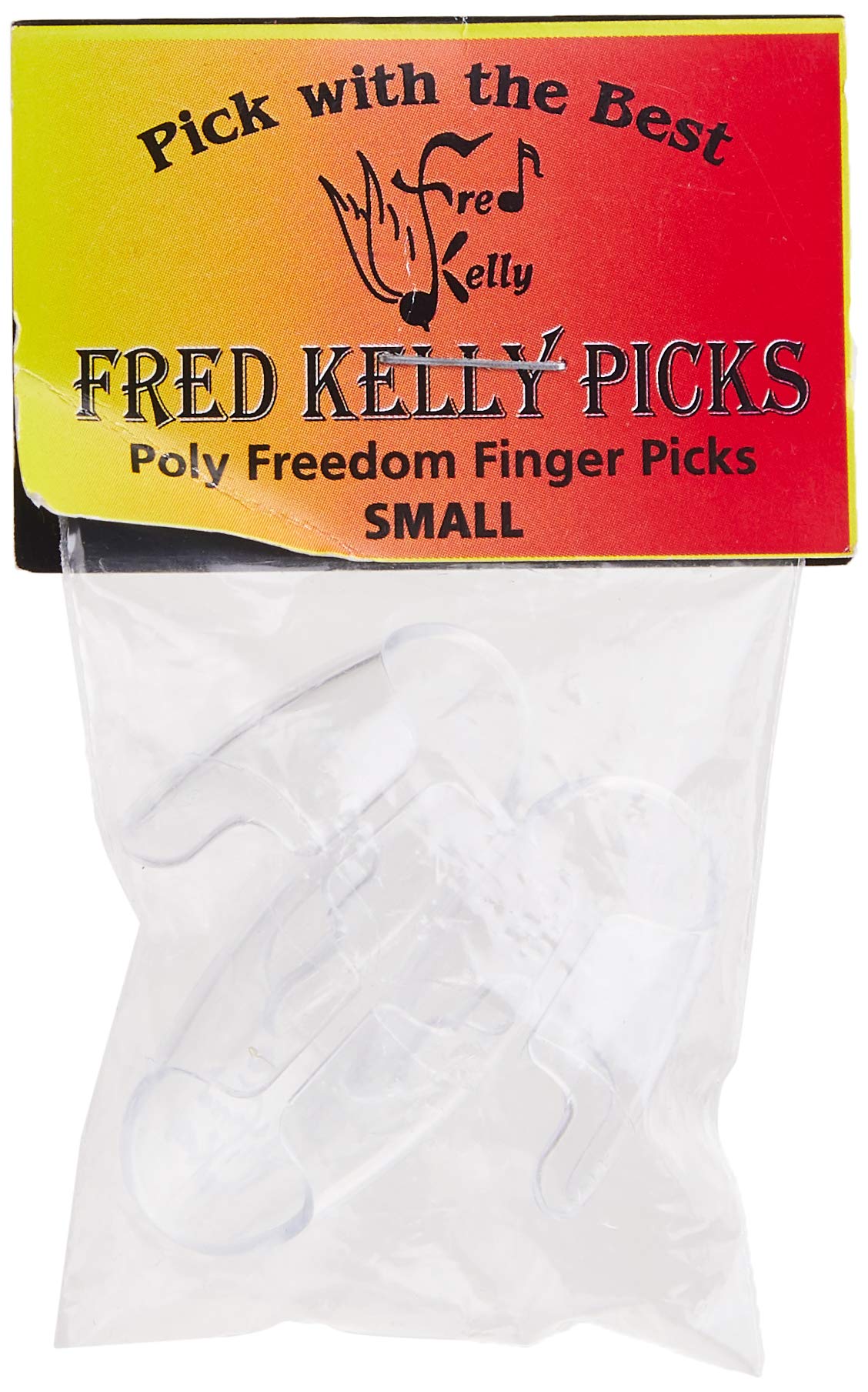 Fred Kelly Picks P7Ff-M-3 Poly Freedom Finger Pick Medium Guitar Pick
