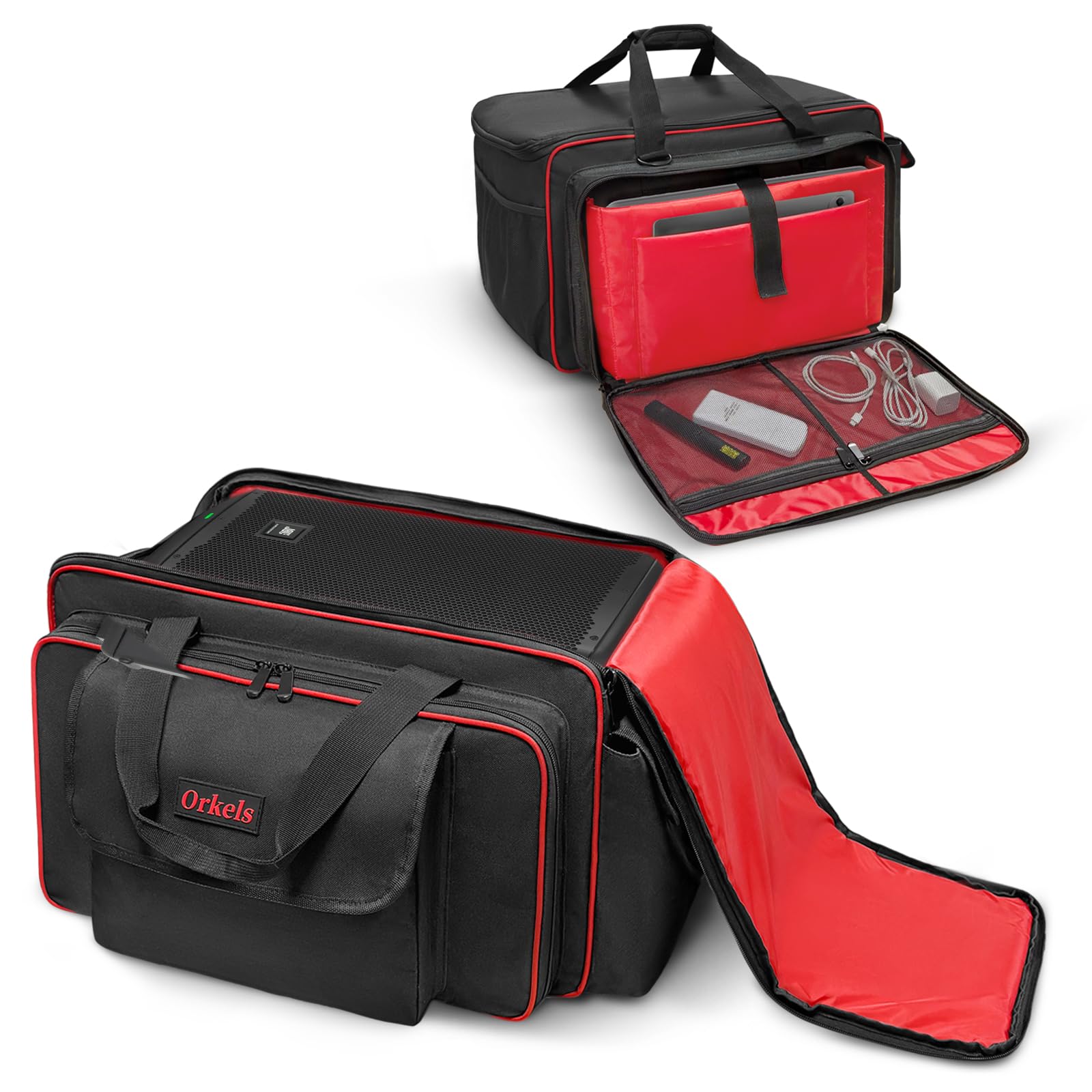 ORKELS Portable Speaker Bag 10 Inch for EON Series Speakers, Water-Resistant, Padded, Durable Carry Case with Shoulder Strap (10