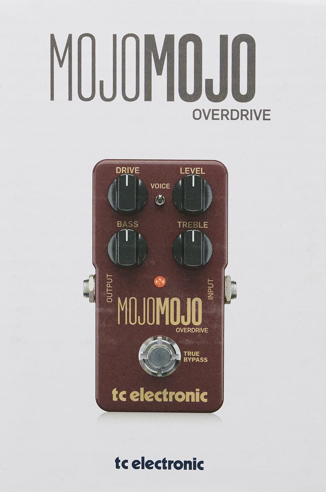 TC Electronic MOJOMOJO OVERDRIVE Exceptional Overdrive Pedal with Extra Headroom, Precise Controls and a Voicing Switch