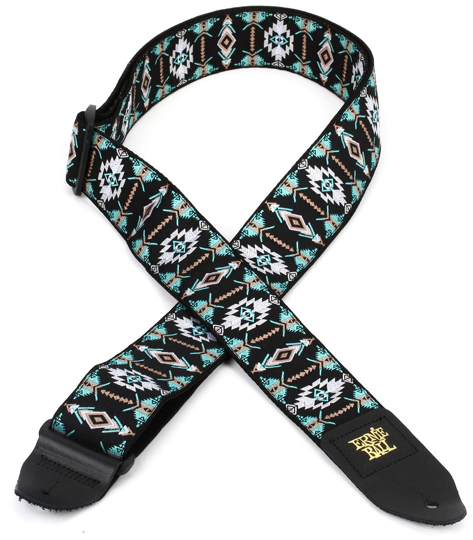 Ernie Ball Jacquard Guitar Strap, Southwestern Turquoise (P05325)