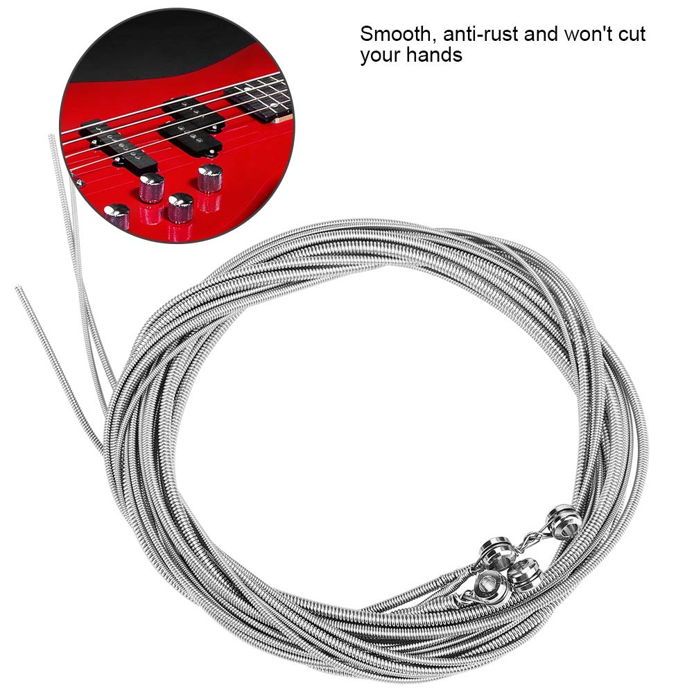 Electric Bass Strings 4 String Electric Bass Guitar Strings 1mm 1.4mm 2mm 2.5mm for Instrument Accessory Replacement Parts