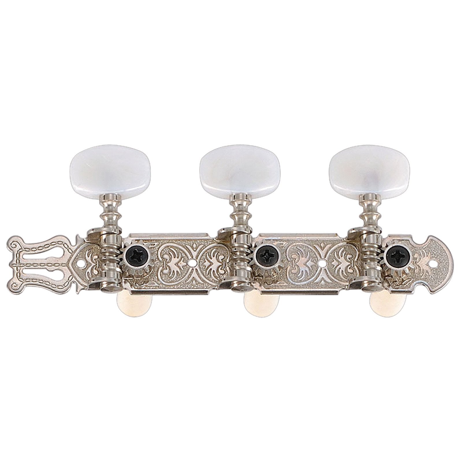 Golden Gate F-2118 Classical Guitar Tuners - 2 Planks (3+3) - Nickel