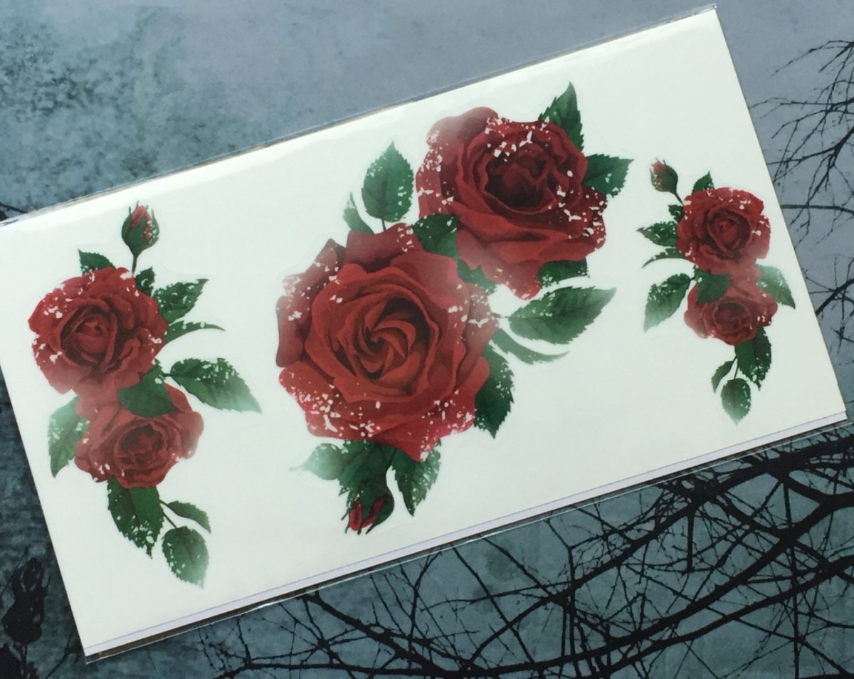 Layer Graph Stickers For Guitars & Bass - English Rose