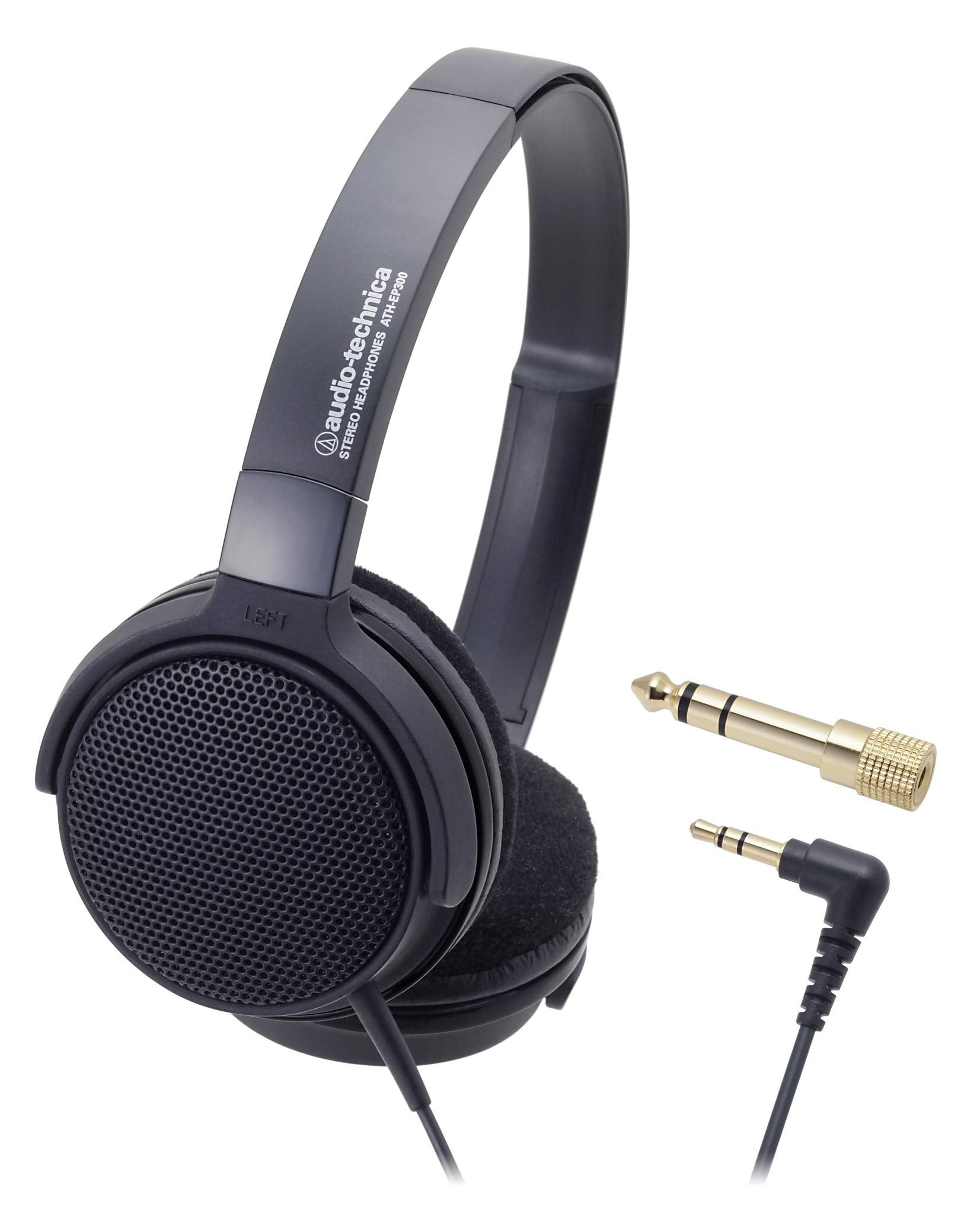 audio-technica Musical Instrument Monitor Headphones ATH-EP300-BK (Black)