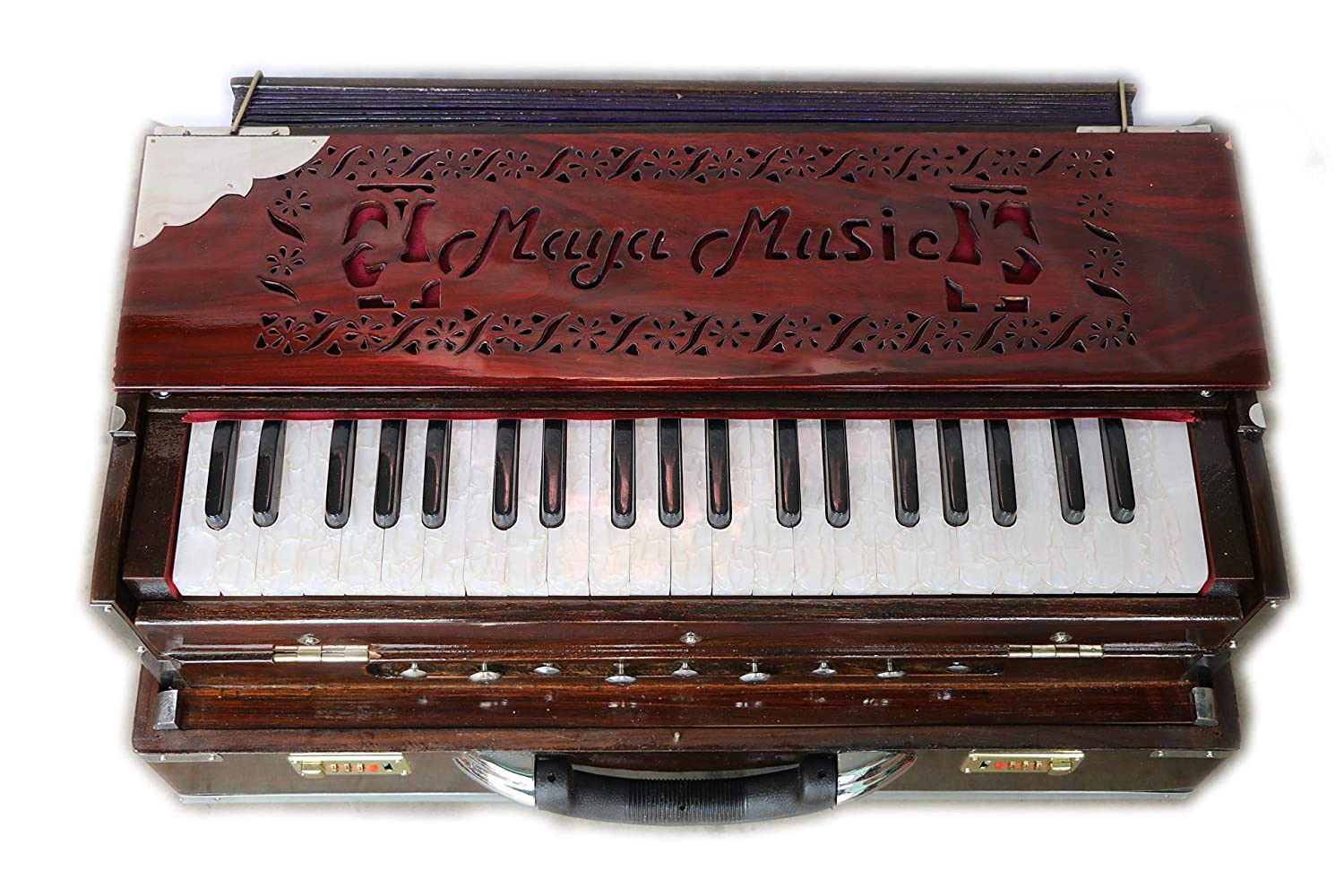 3 1/2 Octave Professional Quality Box Harmonium With 2 Set Of Reeds