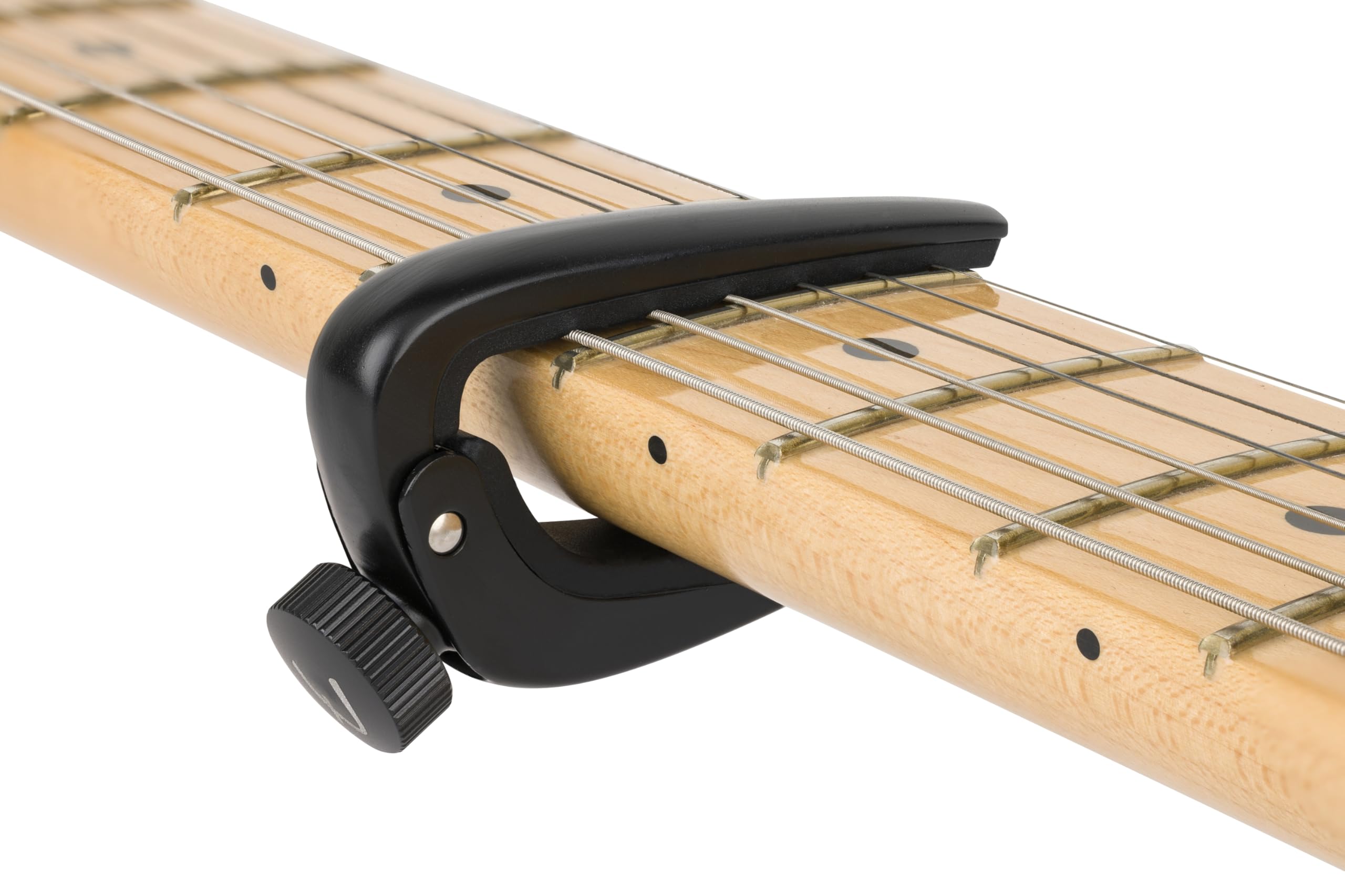 Fender Player Guitar Capo for Acoustic and Electric Guitars, Adjustable Tension, Black