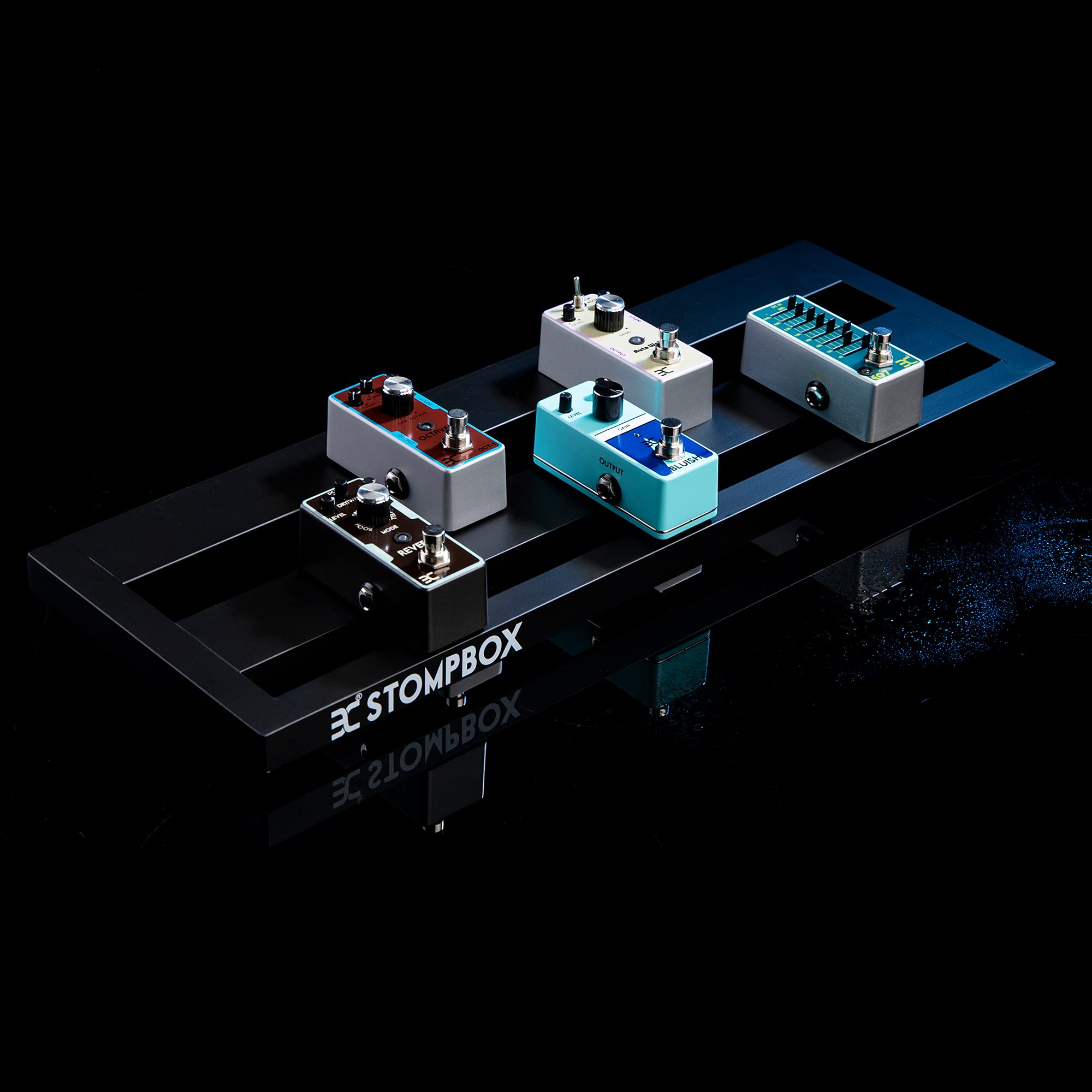 EX Guitar Pedal Board Aluminum Alloy 1.24lb Super light Effect Pedalboard 20''x7.3''