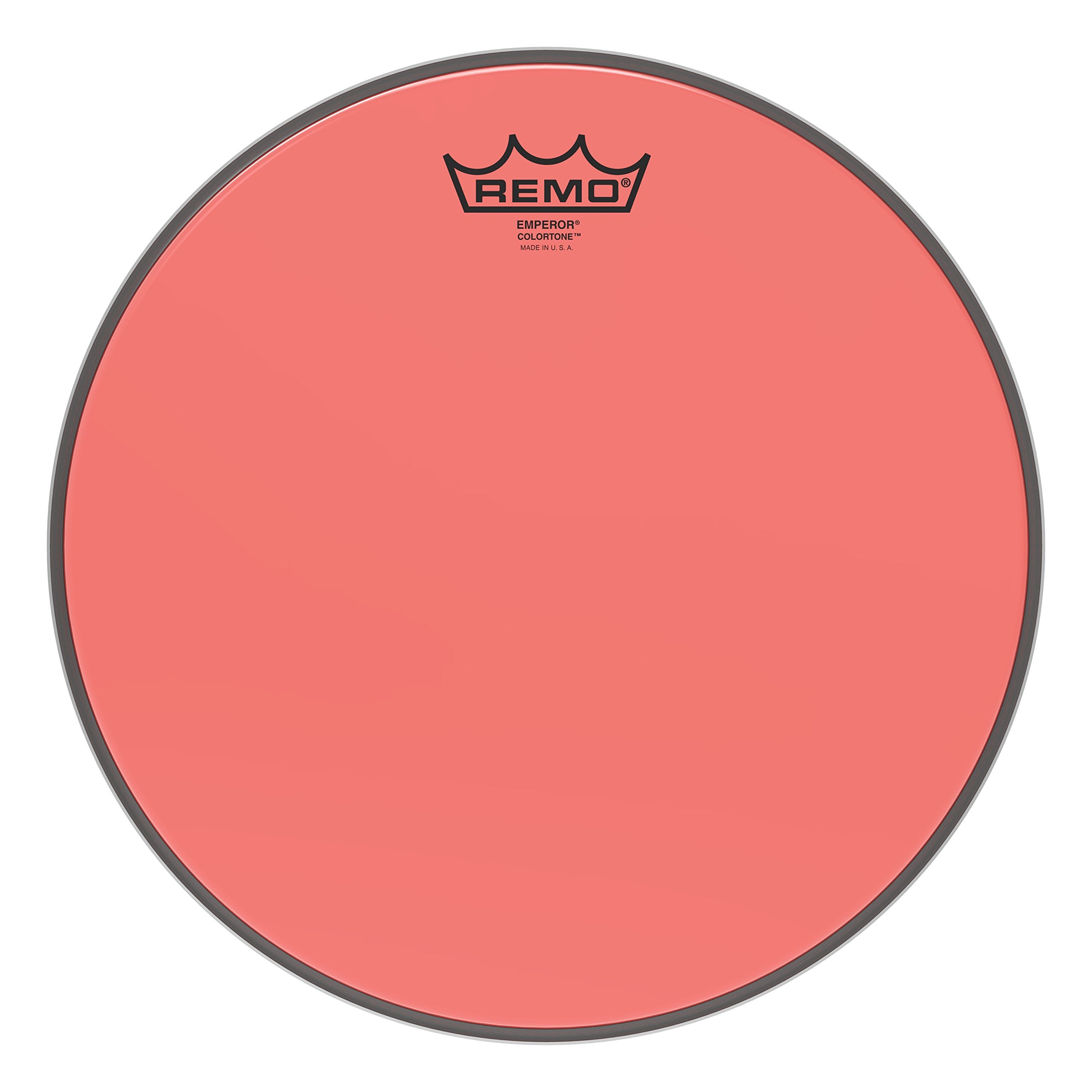 Remo Emperor Colortone Red Drumhead, 12