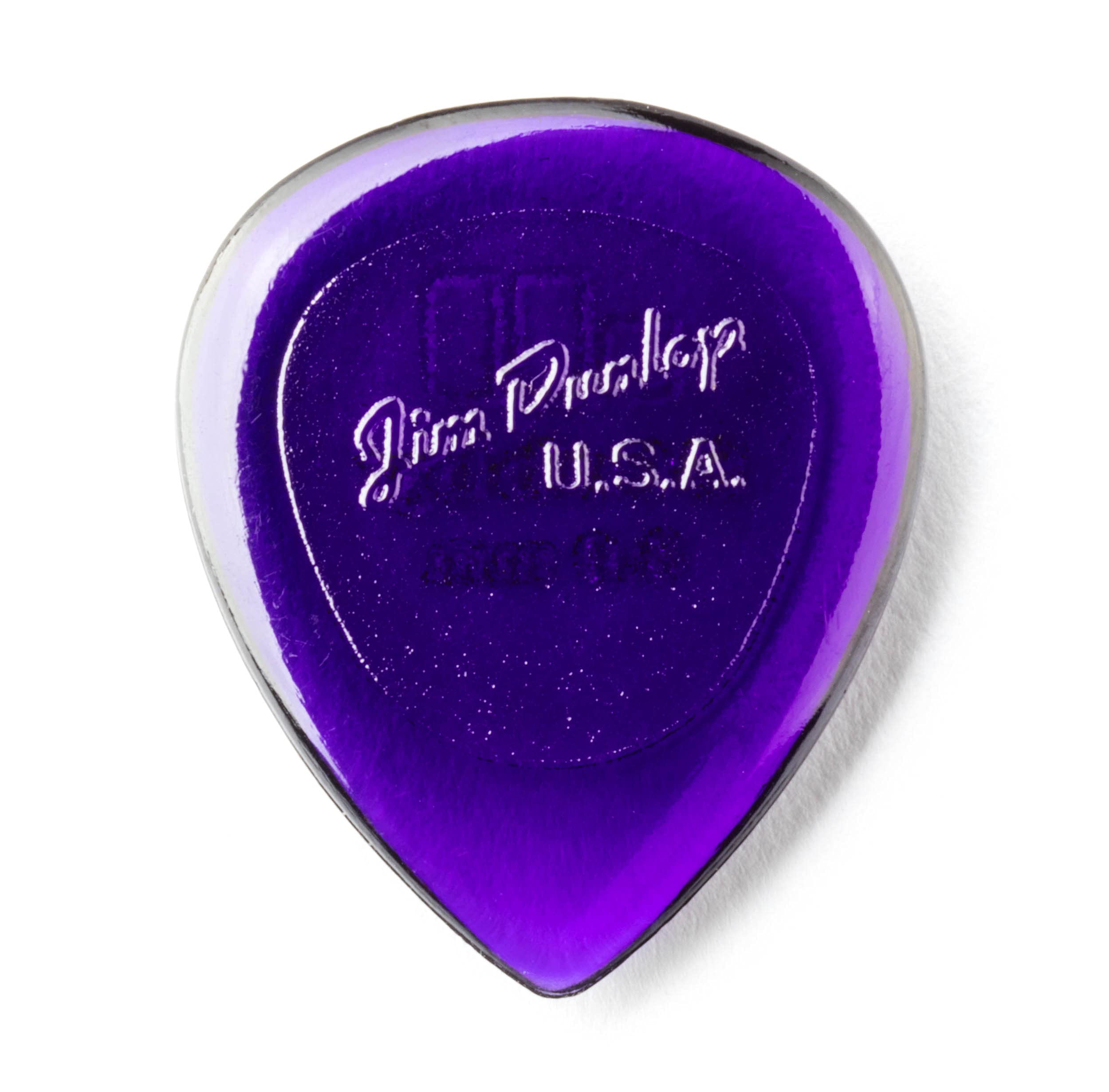 JIM DUNLOP 474R3.0 Stubby, Dark Purple, 3.0mm, 24/Bag