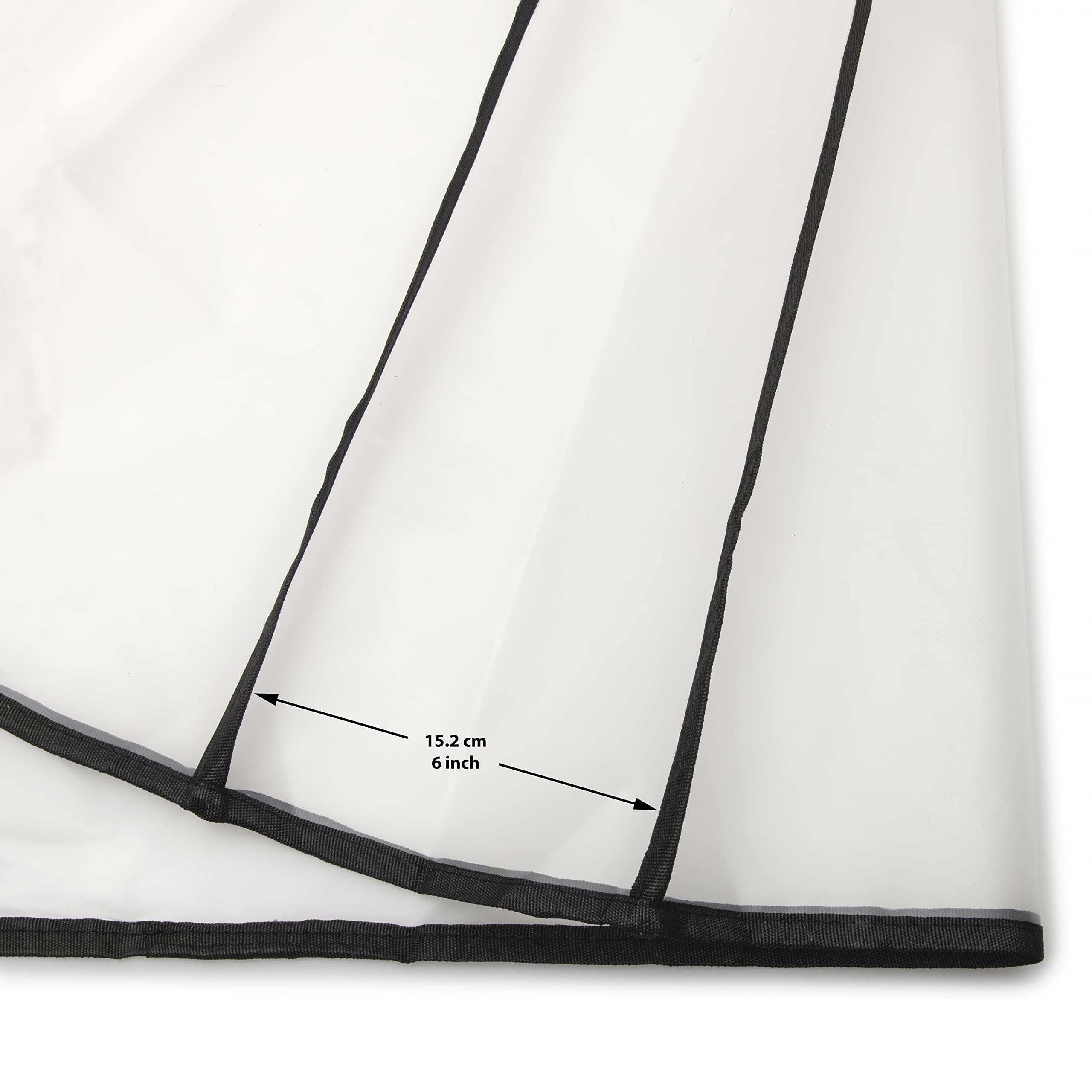 Topnix Guitar Dust Cover - 47 Inch Clear Protector - with Pouch, Cleaning Cloth and Pick Holder