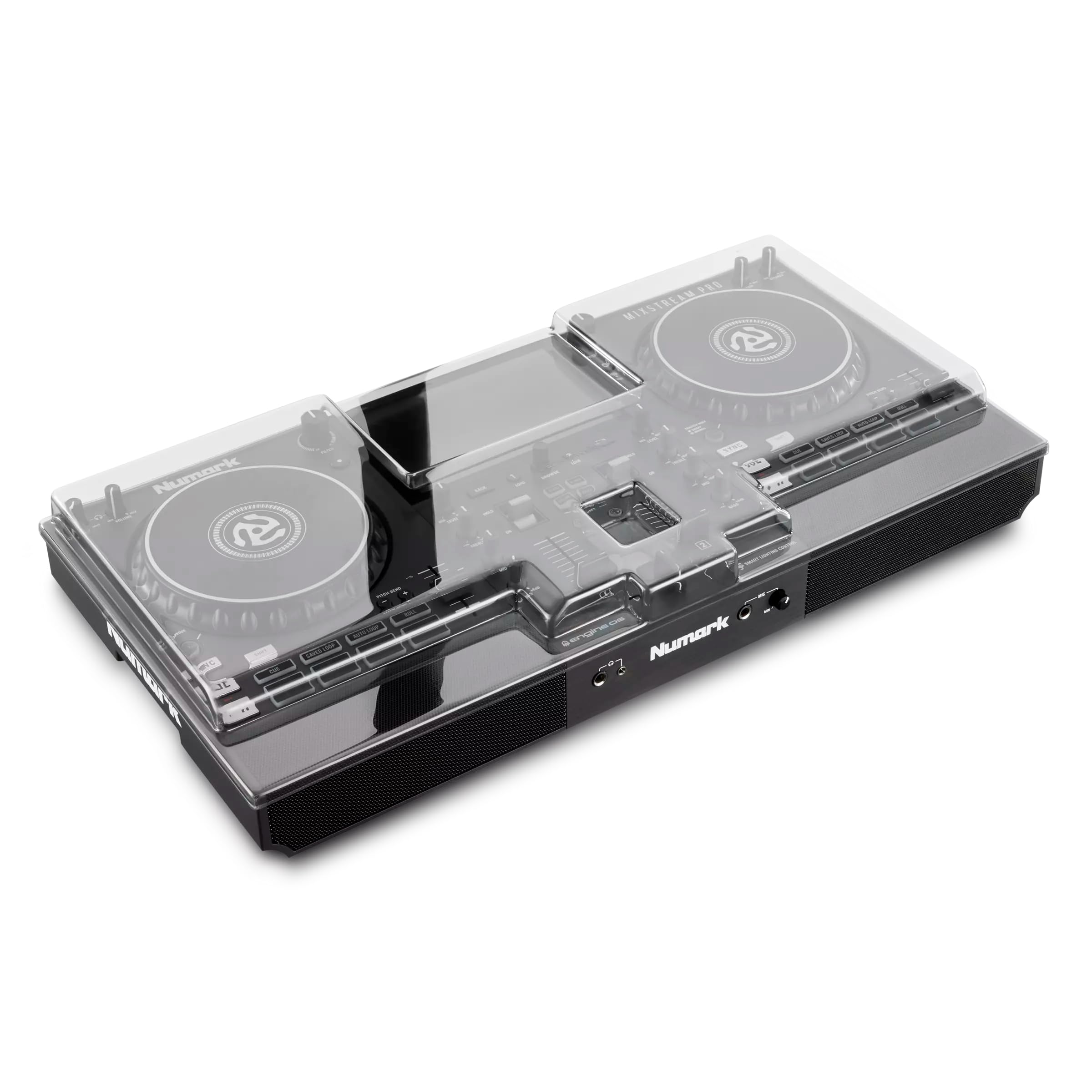 Decksaver DS-PC-MIXSTREAMPRO - Polycarbonate Cover Compatible with Numark Mixstream Pro, DJ Controller Dust Cover, DJ Equipment 