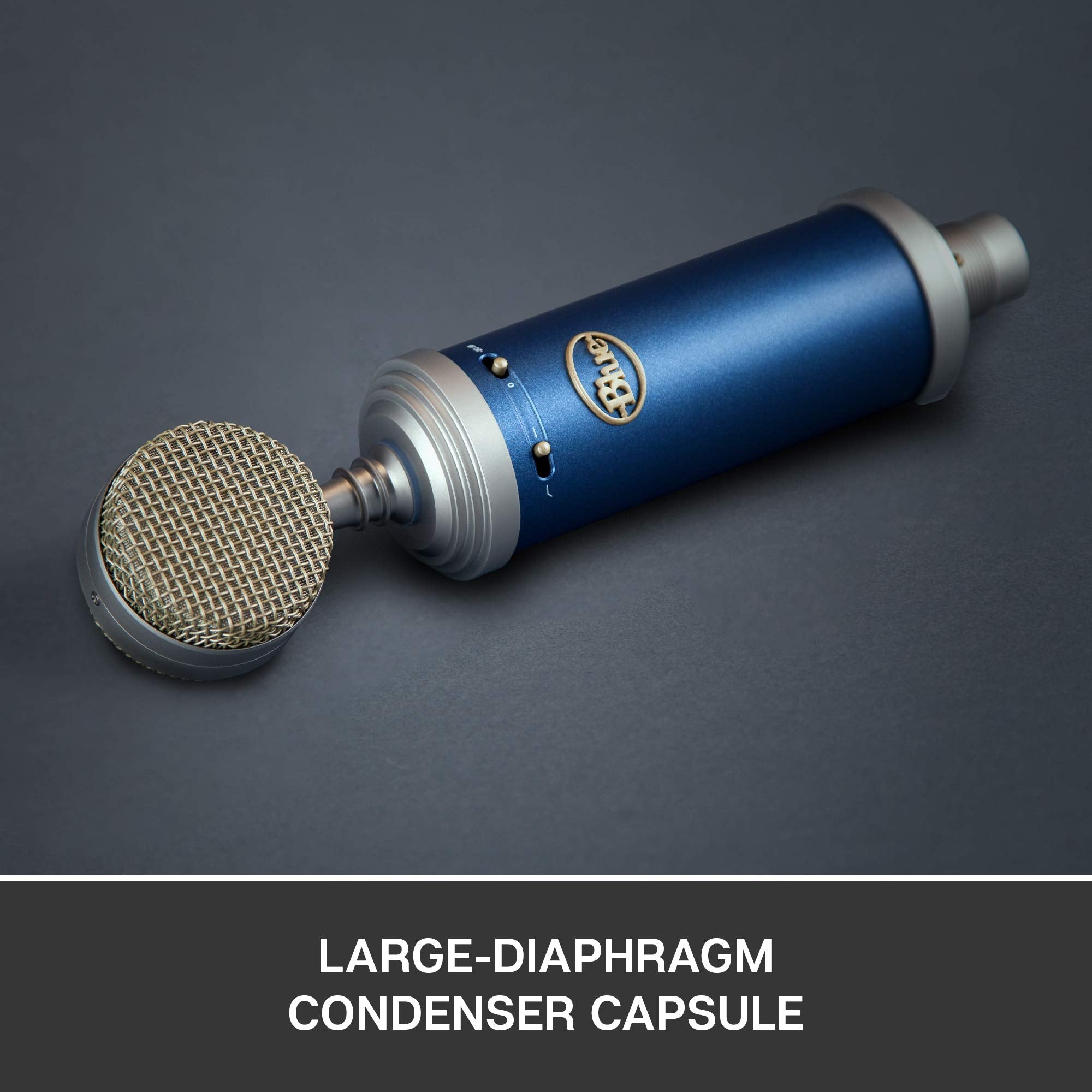 Blue Microphone Bluebird SL XLRCardioid Condenser Microphone for Recording, Streaming, Podcasting, Gaming, Mic with Large Diaphr