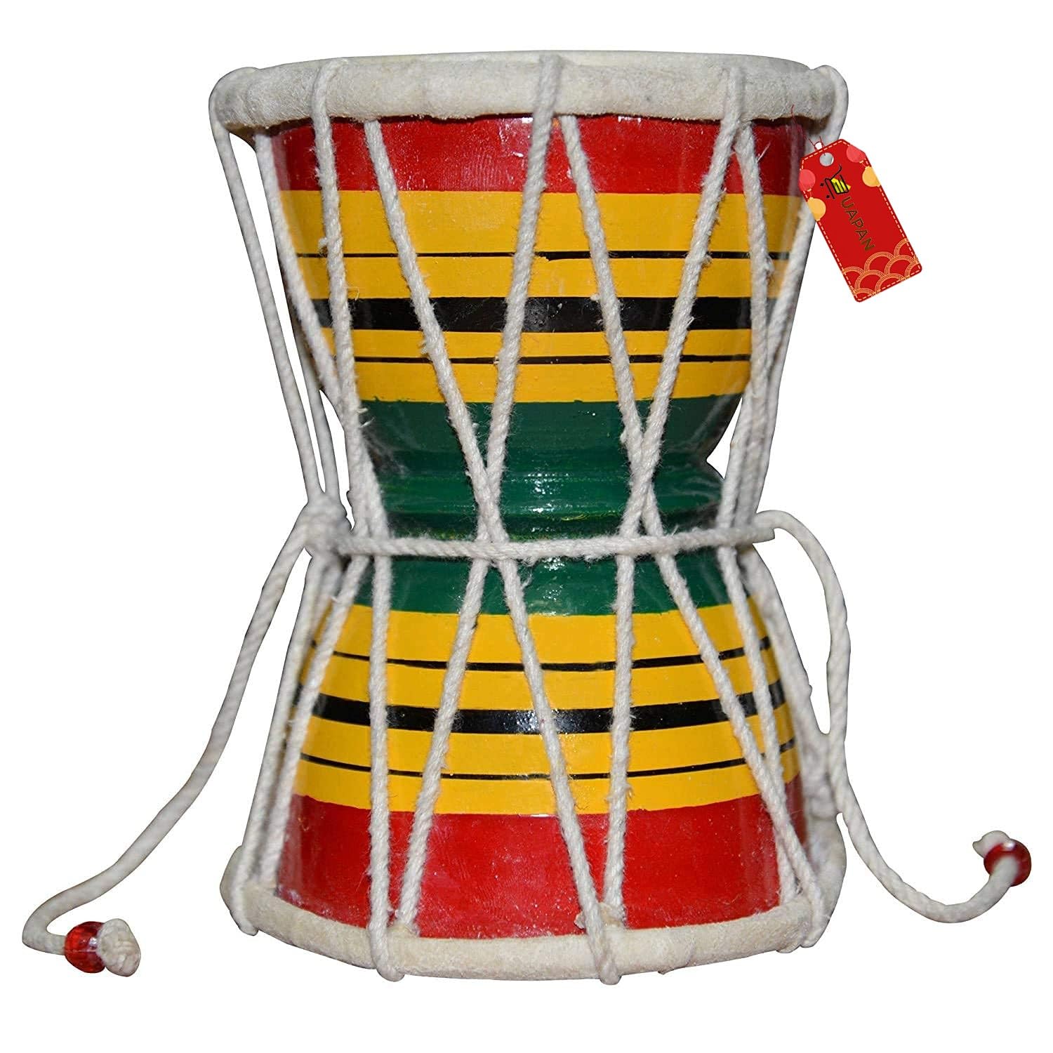Uapan Damru Indian Musical Instrument/Pooja Articles/Home Decor & Kids Toys(4 Inch)