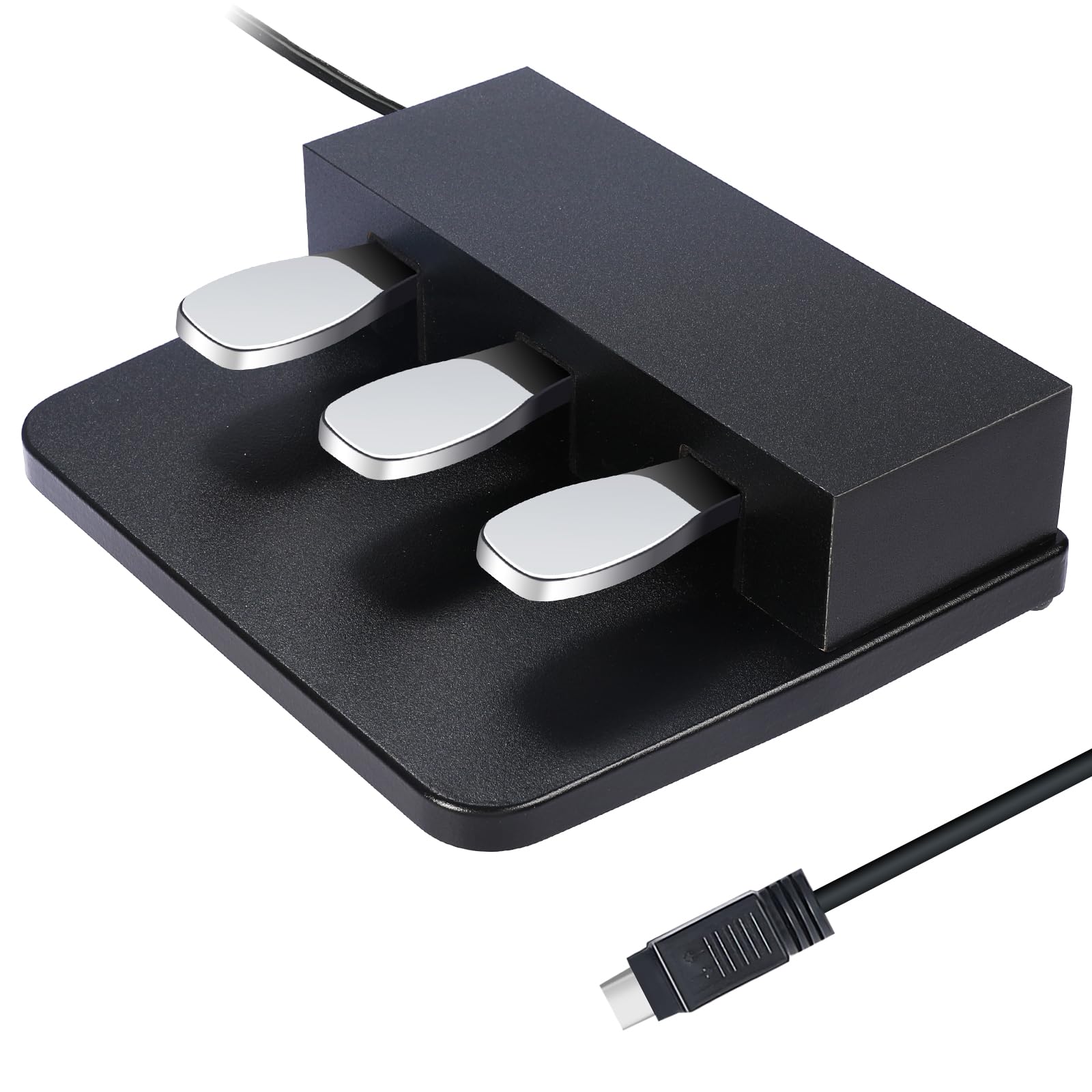 ATNEDCVH 3-pedal for digital keyboard piano, Three pedal unit for yamaha P85 P95 P48 P105 P115 Electric pianos keyboards