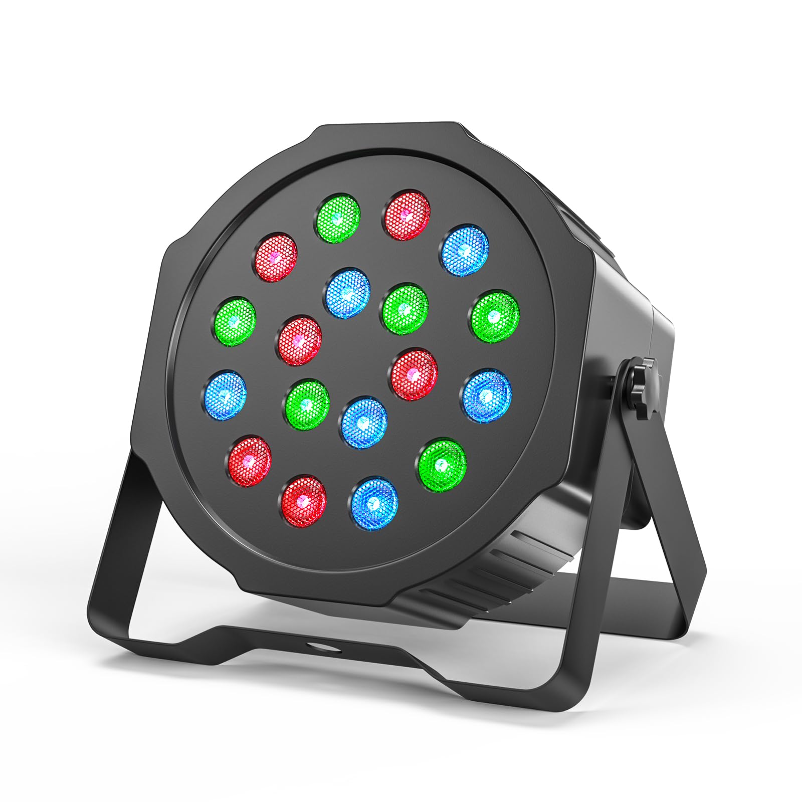 Uking Rechargeable Par Lights Wireless 18 Rgb Stage Lighting Battery Powered Uplights Dmx Control Uplighting For Wedding Dj Dis