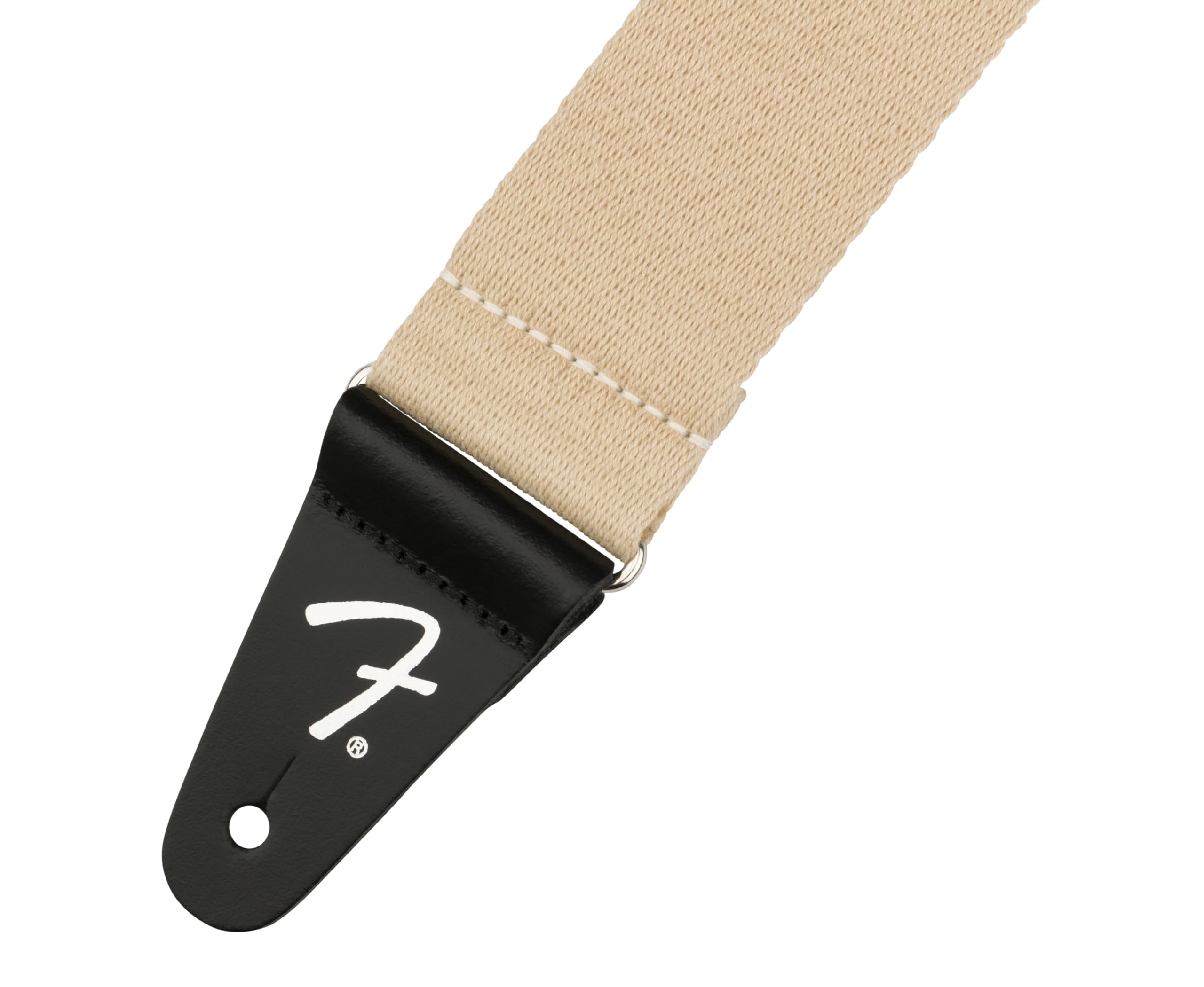 Fender SuperSoft Series Guitar Strap, Adjustable from 34'' to 58'', Leather Ends, Sand