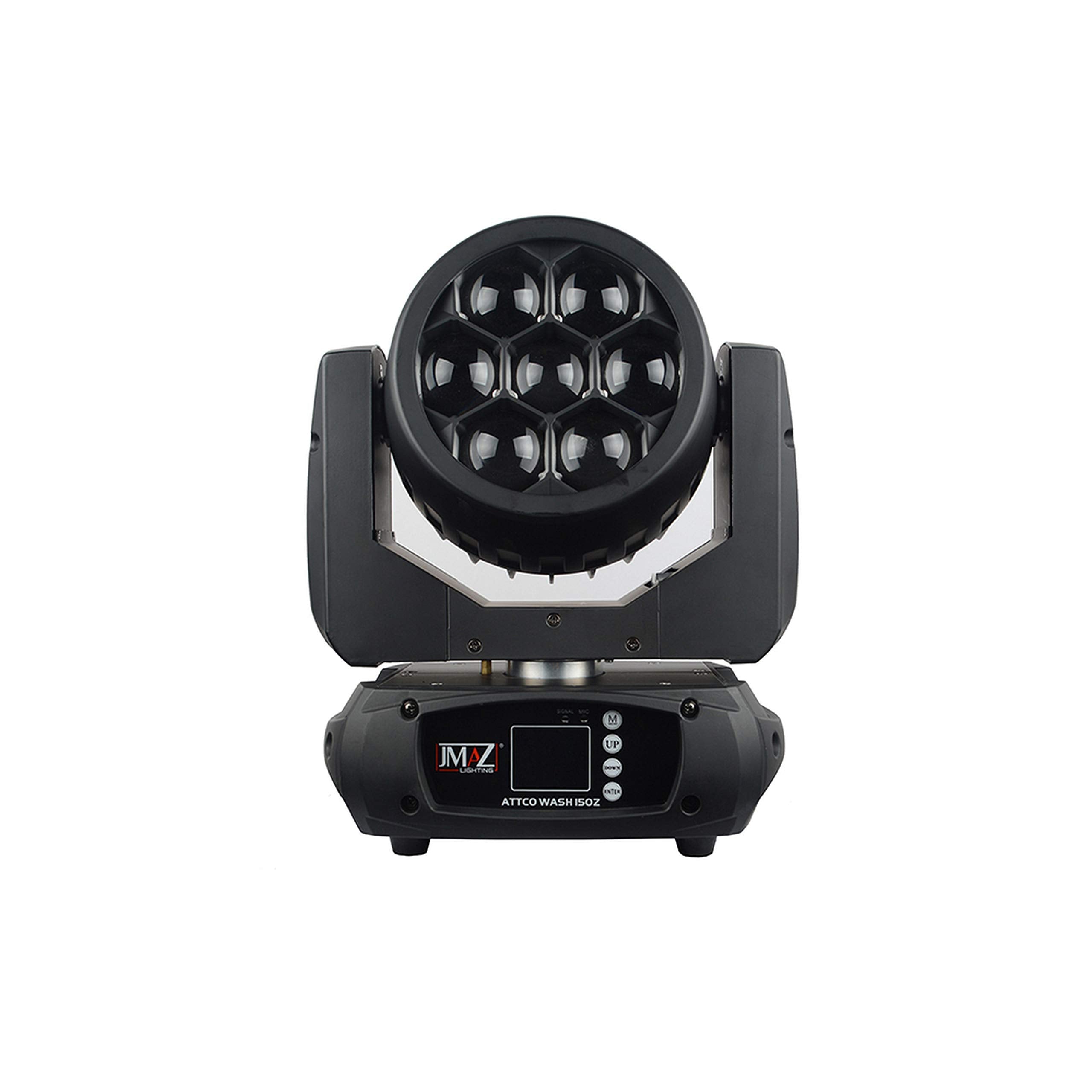 JMAZ JZ3008 210 watt LED Moving Head Atco Wash 150Z with Zoom 6-60 deg & 7 Quad RGBW LEDs