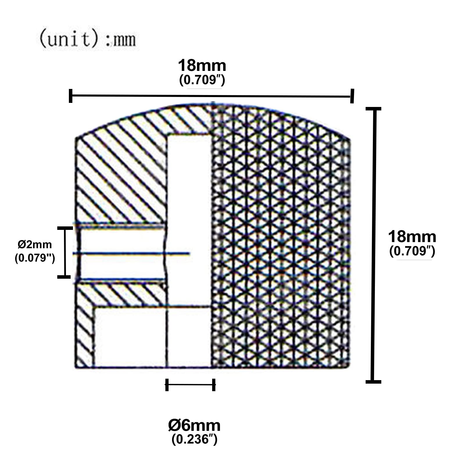 harpfeas 4 Pcs Metal Volume Tone Dome Tone Guitar Speed Control Knobs with Allen Keys Screws Set for Fender Strat Telecaster Gib