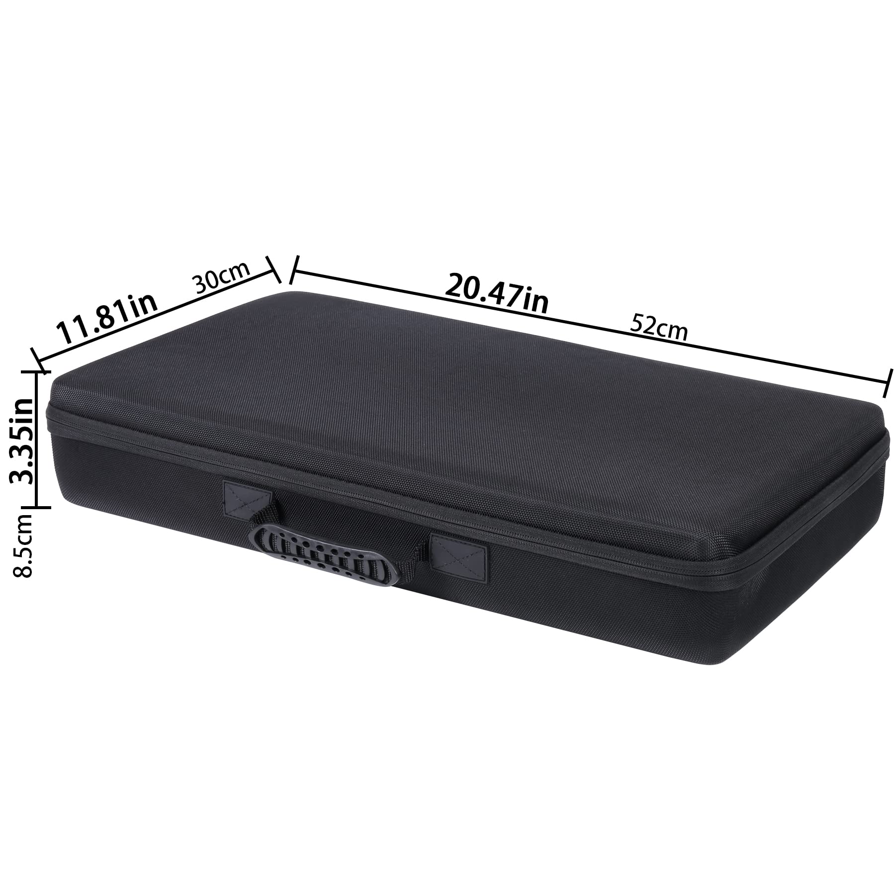 khanka Hard Travel Case Replacement for Pioneer PRO DJ (DDJ-FLX4) 2-deck Rekordbox Pioneer Smart DJ Controller