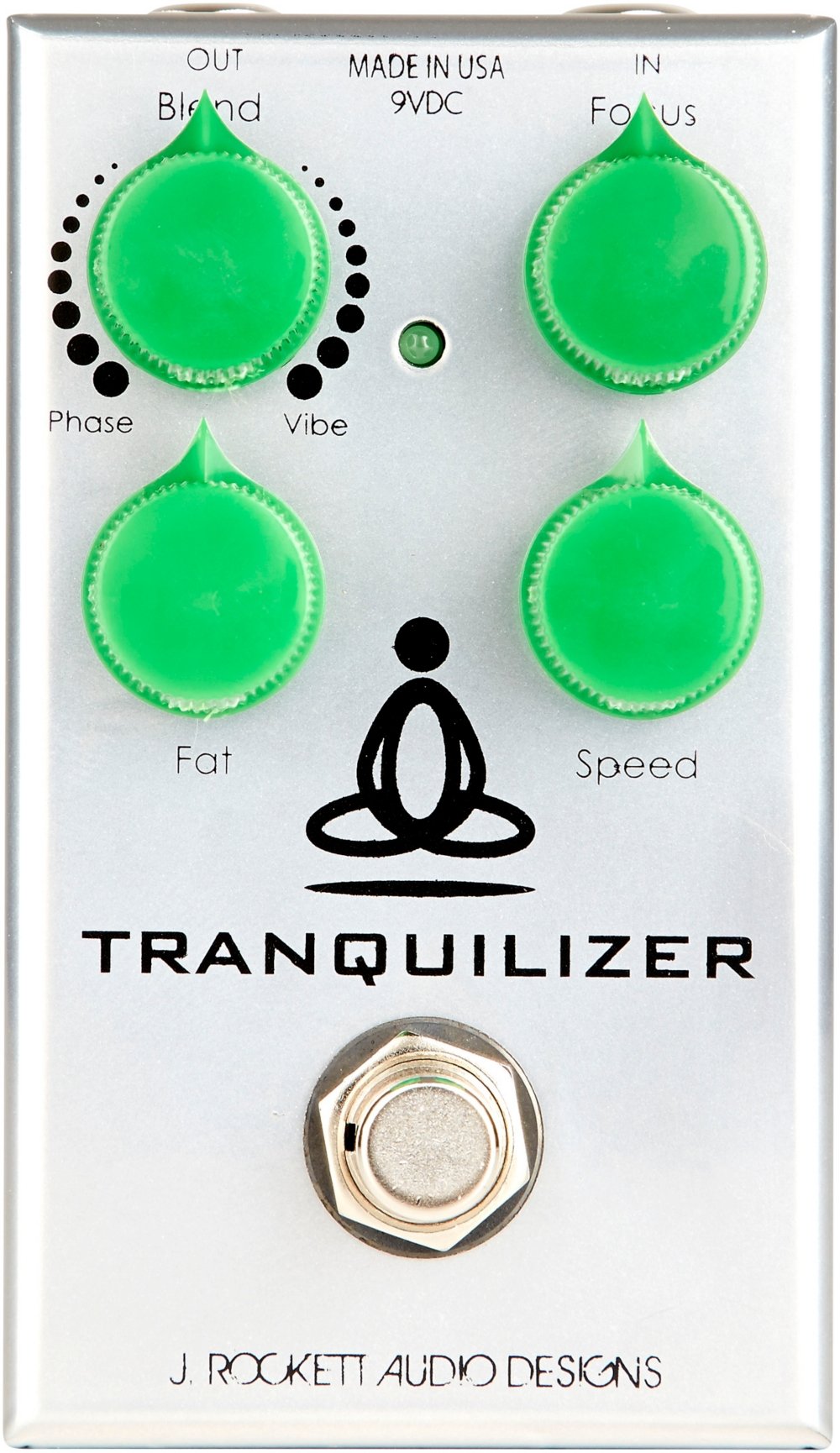 J. Rockett Audio Designs Tour Series Tranquilizer Vibe And Phase Guitar Effects Pedal
