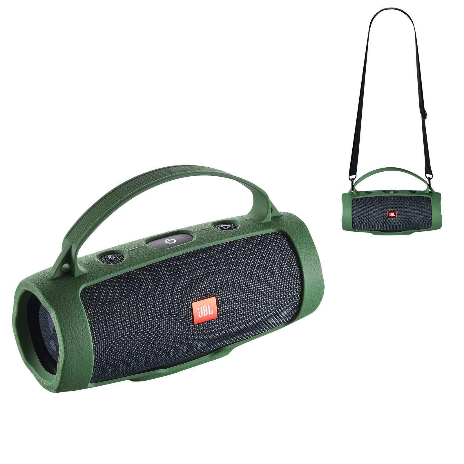 Ferbao Silicone Case Cover Compatible with JBL Charge Essential 2 Speaker,Compatible with JBL Charge 4 Speaker (Green)