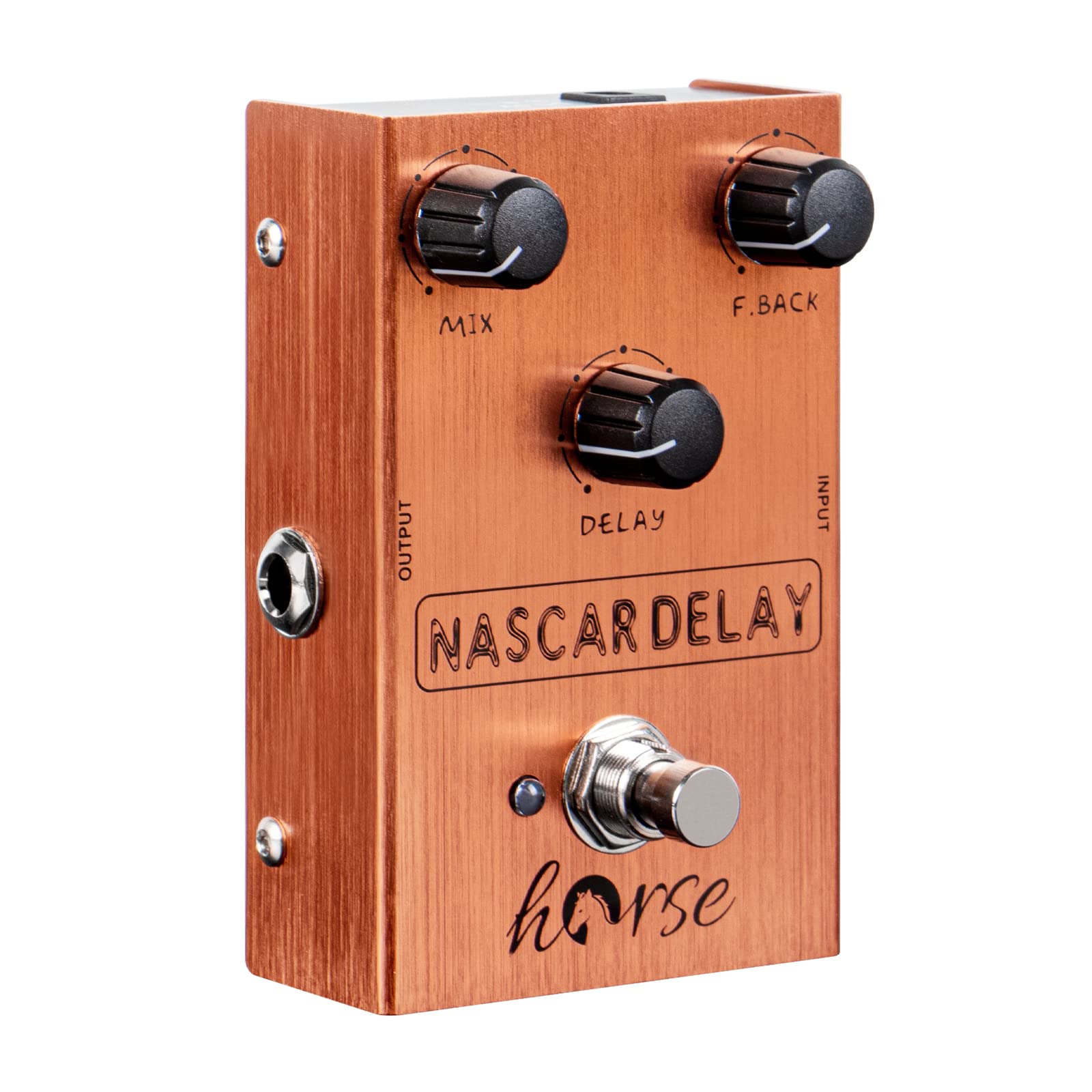 Analog Delay Pedal with Classic BBD Deliver Vintage Warm Natural Sound Effect for Sentimental Electric Guitar Solo
