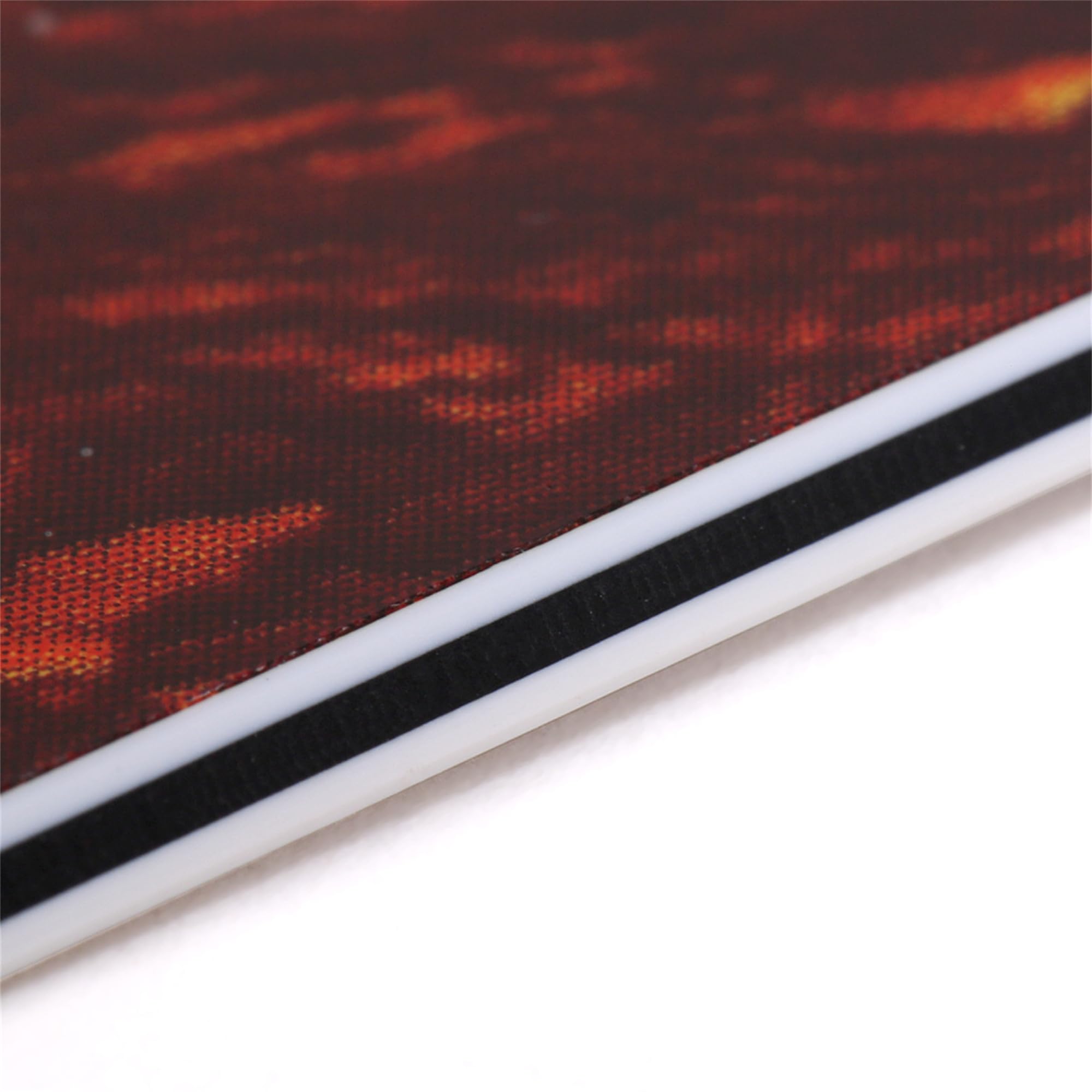 Musiclily 4 Hole Custom Guitar Strat Pickguard Blanks for Stratocaster ST Style Electric Guitar Replacement, 4 Ply Red Tortoise