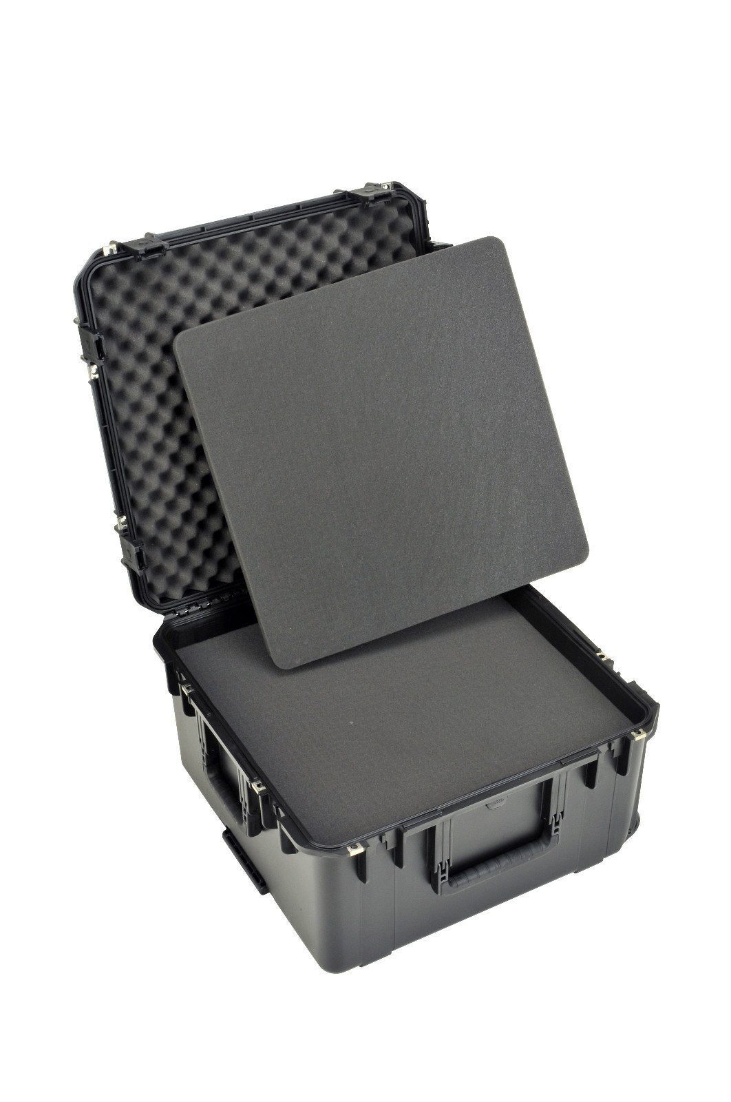 SKB Injection Molded Water-Tight Case 22.5 x 22.5 x 12.5 Inches with Wheels Cubed Foam (3I-2222-12BC)