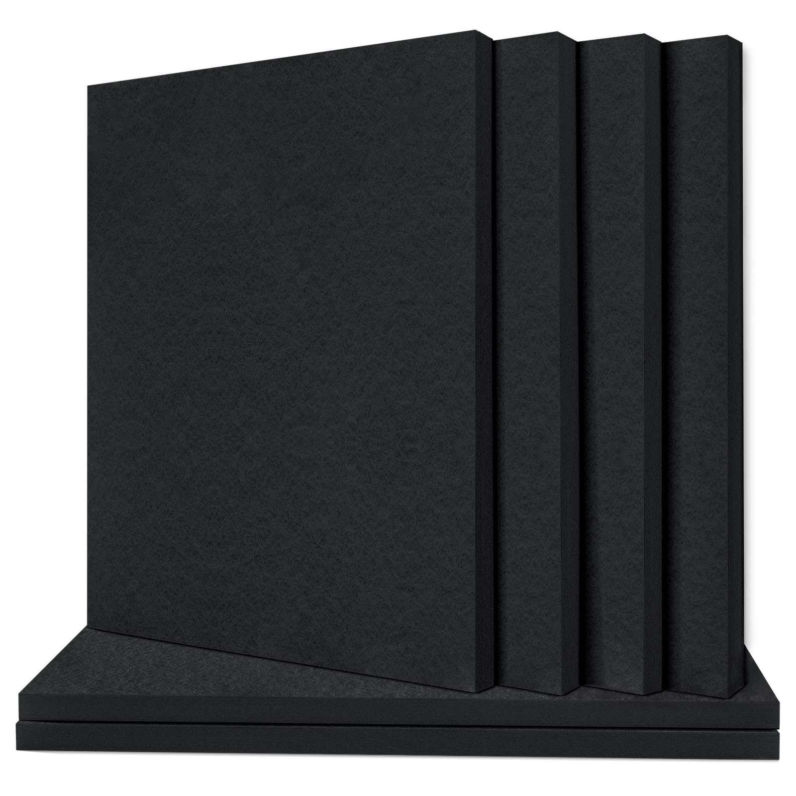 Troystudio Thickened Acoustic Panels, 16 X 12 X 0.5 Inches Pack Of 6 Felt Wall Decor Tiles Sound Absorbing Board, Noise Reverb E