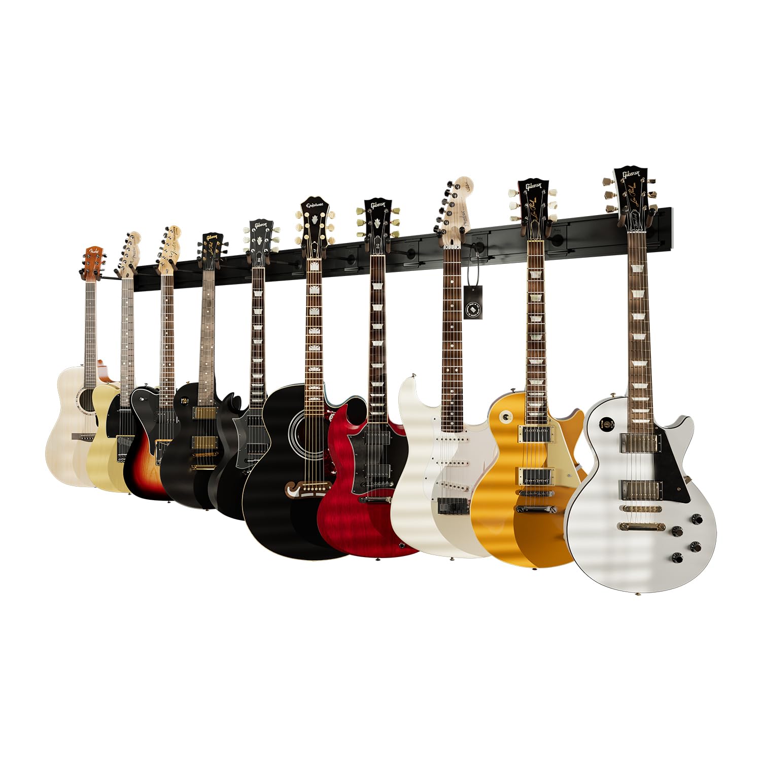 String Swing Guitar Wall Rack, Guitar Stand Mulitple Guitars, Hanging Guitar Stand For Acoustic & Electric Guitars, 10 Heavy Dut