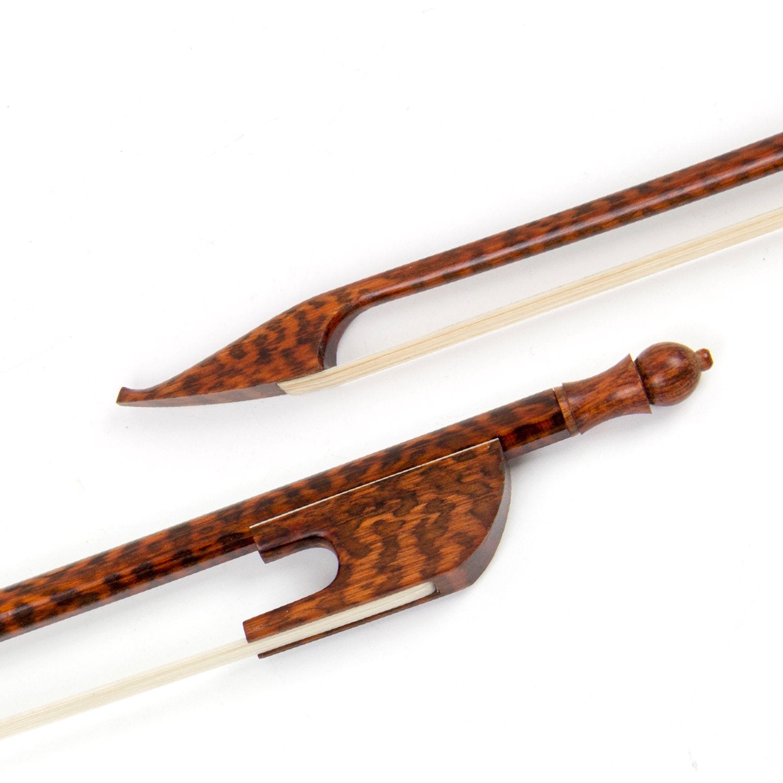 Violin Bow Stunning Fiddle Bow Carbon Fiber for Violins (Snakewood, 4/4)