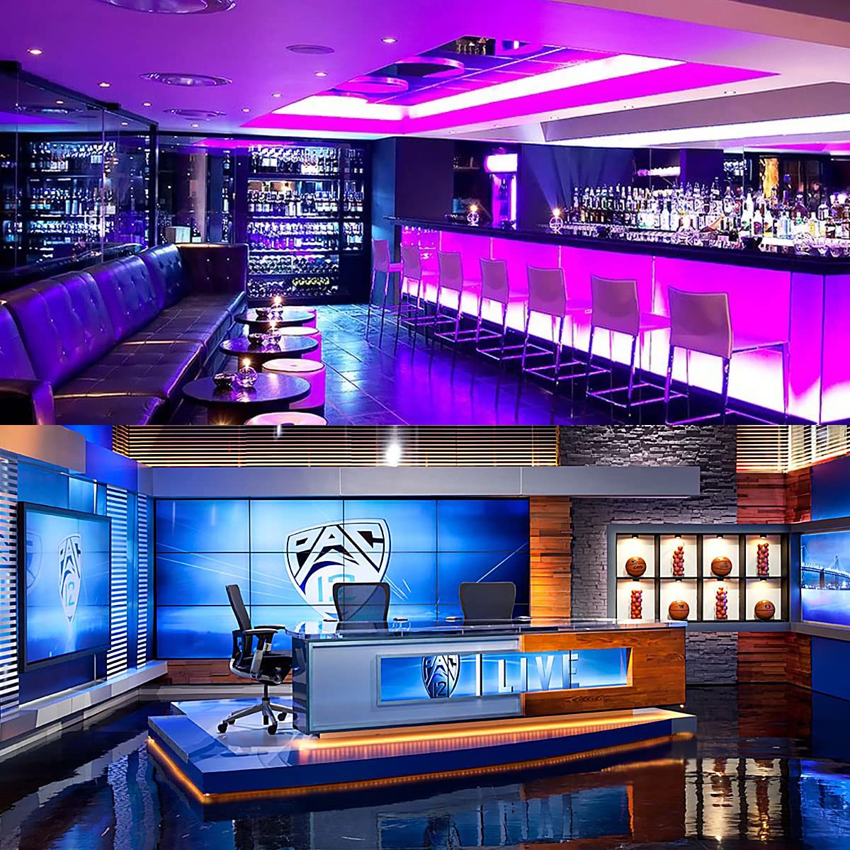 AKEPO 36CH DMX RGBW LED Digital Display Decoder, DMX512 Controller for RGBW LED Lights DC9-24V 2A/CH with 14 Built-in Effects(36